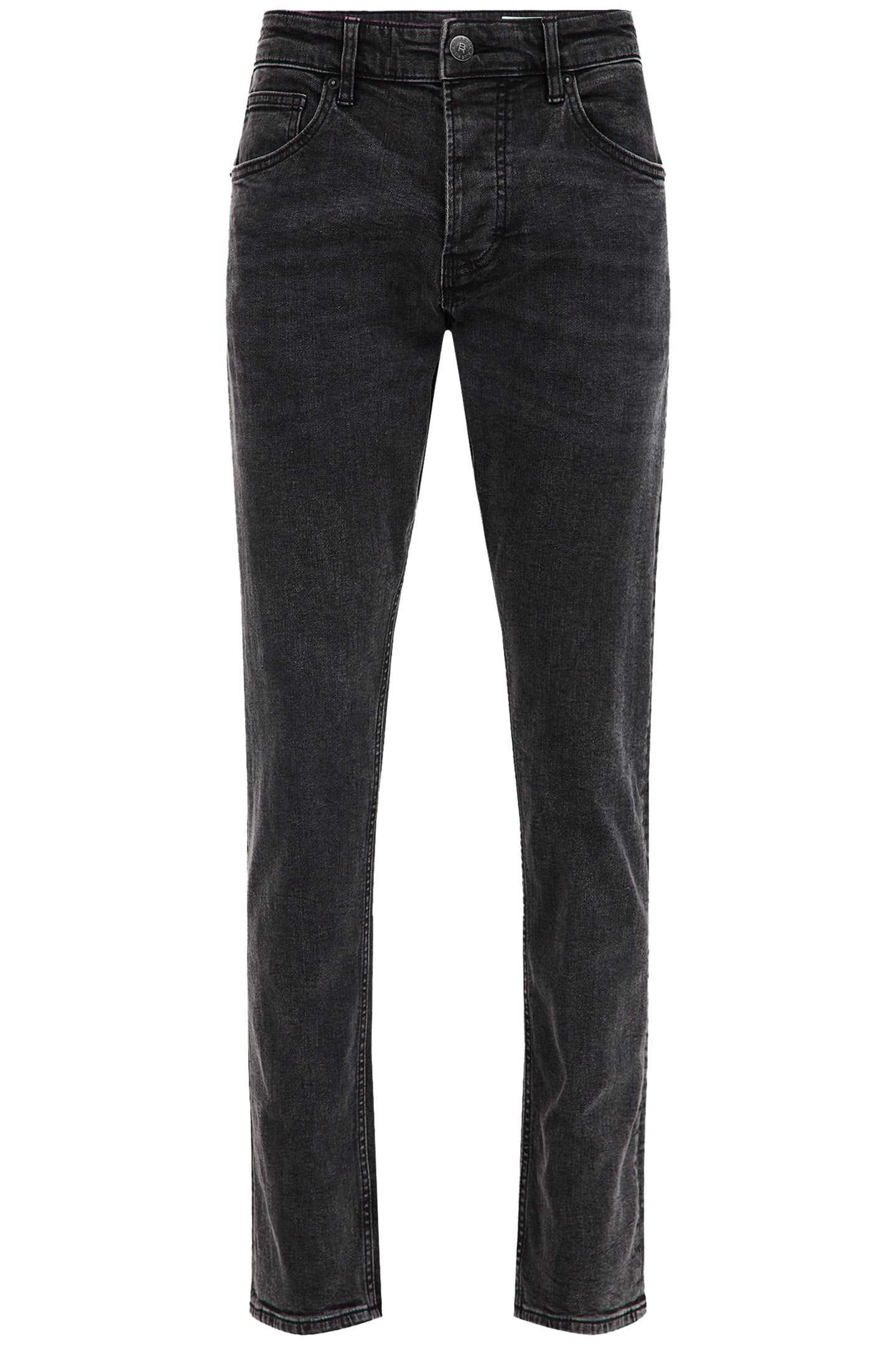5-POCKET MID WAIST DARK GREY 4