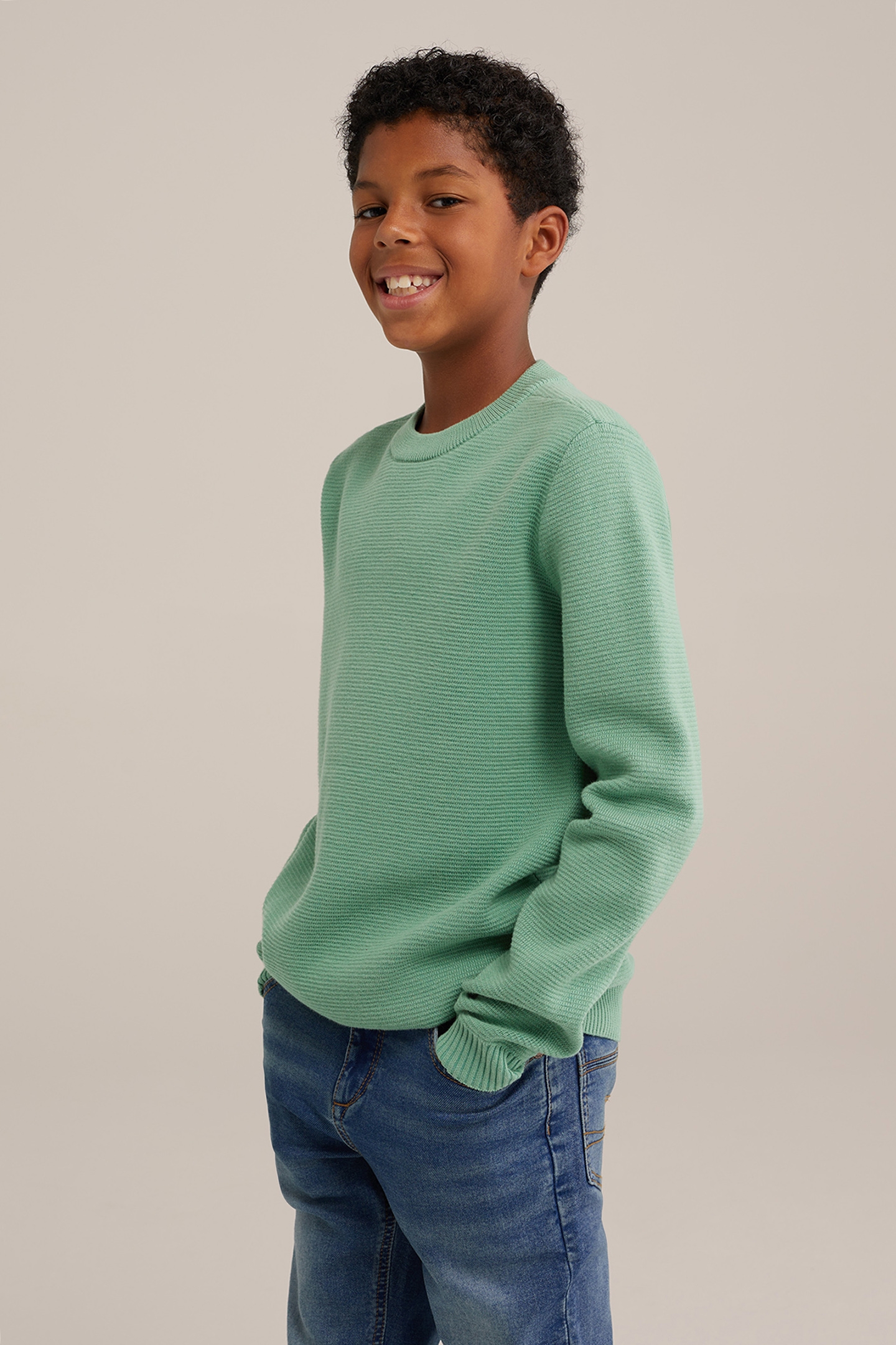 GEBREIDE TRUI LIGHT GREEN 4