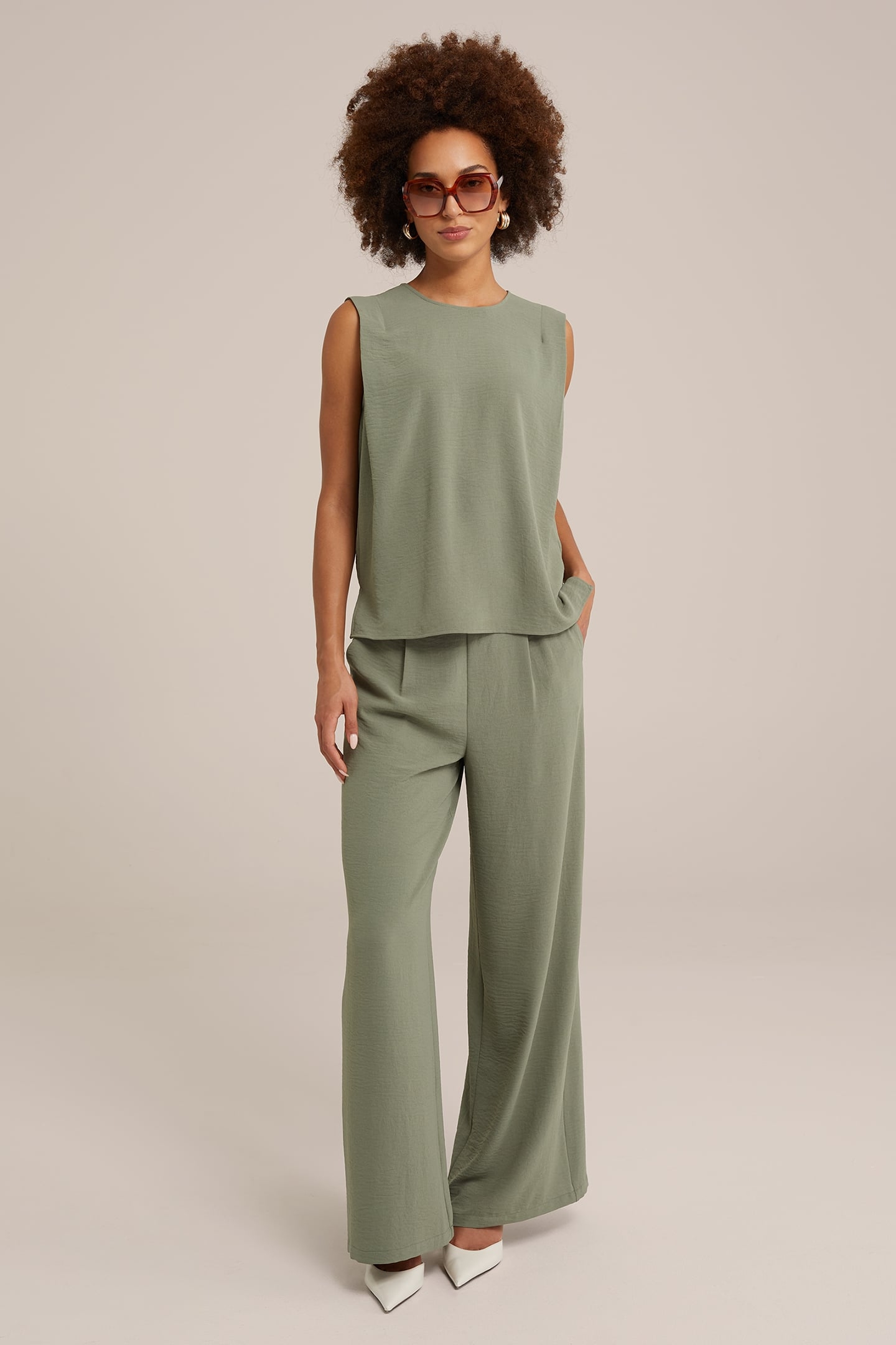 BROEK SEA GREEN 3