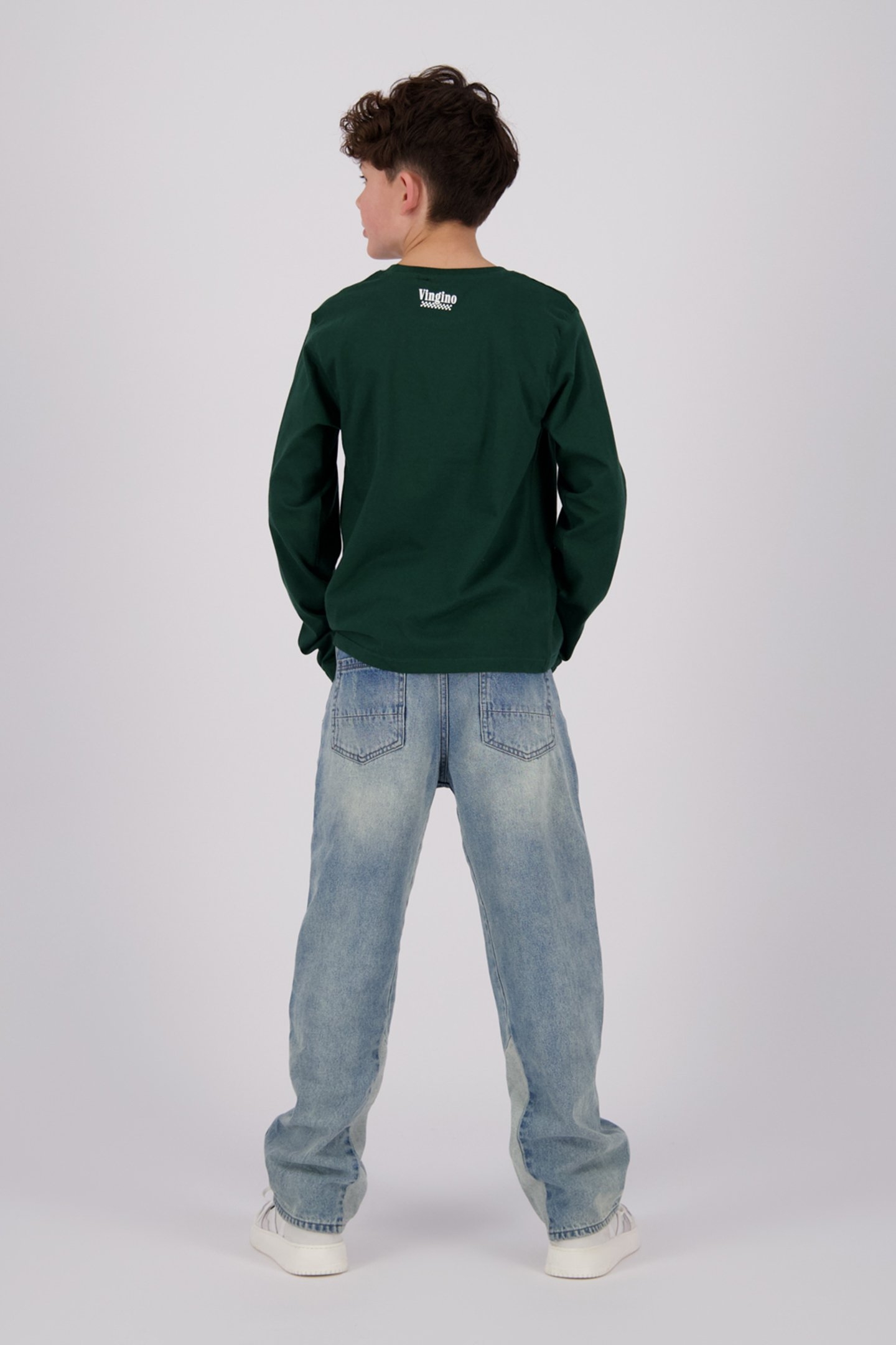 BOYS JACING T-SHIRT RACING GREEN 2