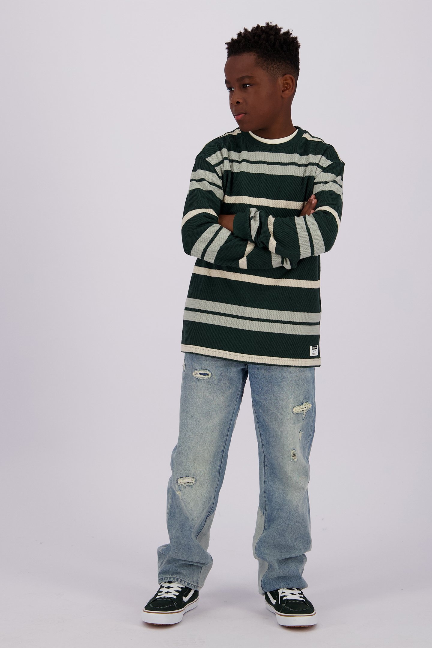 BOYS JASH T-SHIRT RACING GREEN 1