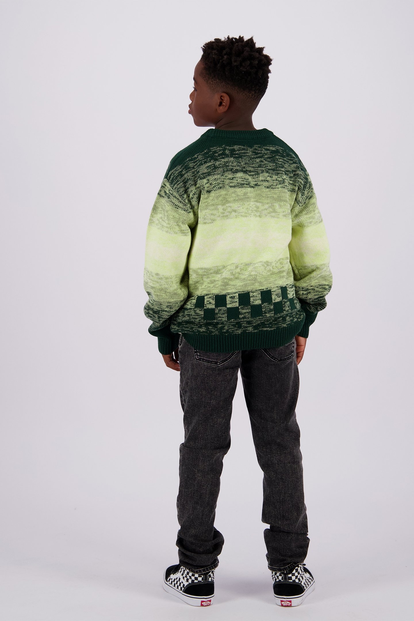 BOYS MOSS FLAT KNIT KEY LIME 2