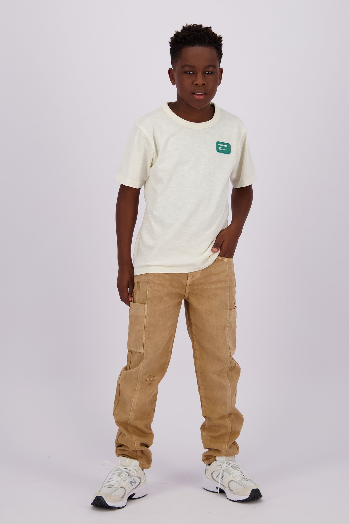 BOYS HALTON T-SHIRT ICE CUBE WHITE 1