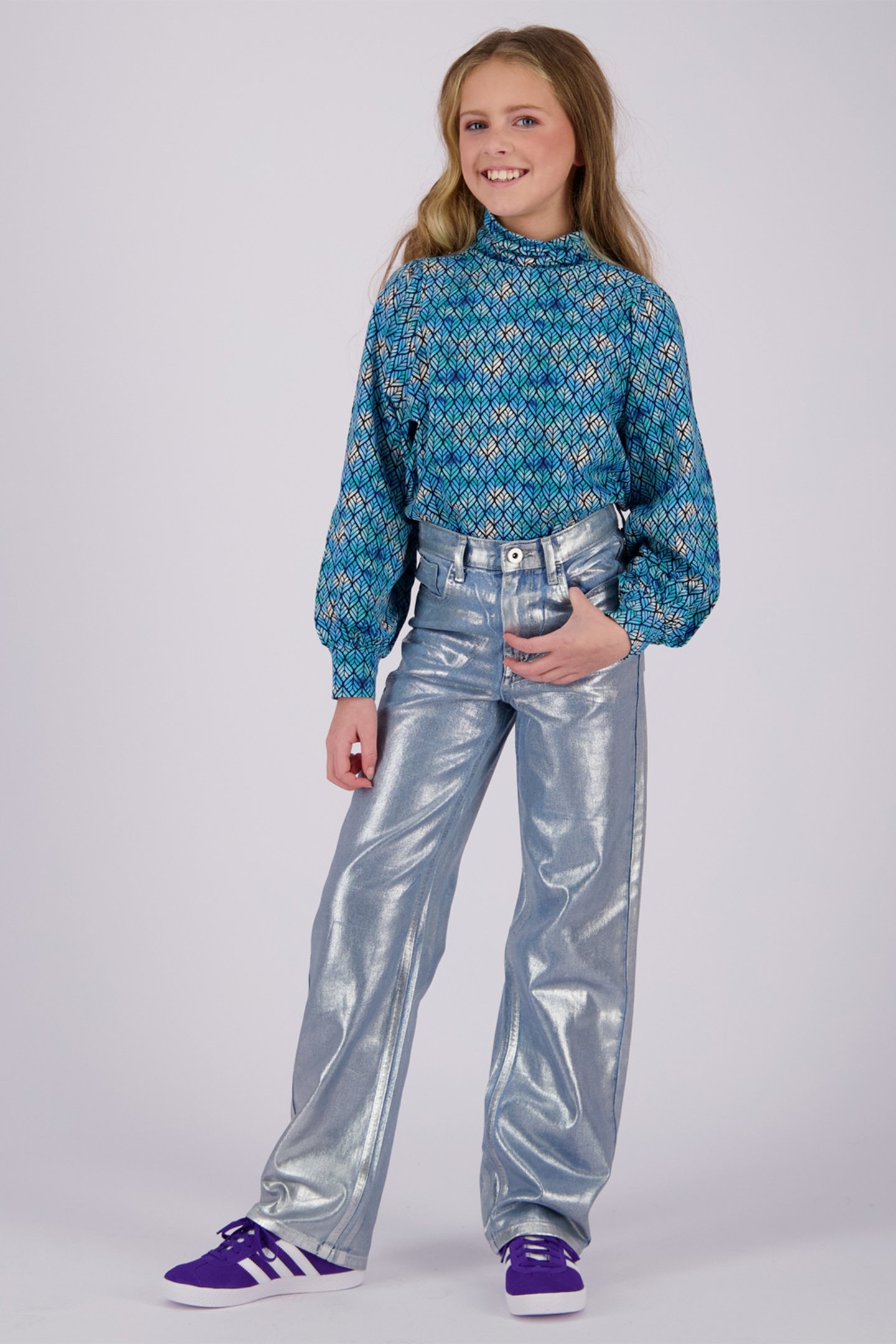 GIRLS JILIANNE T-SHIRT ARTIC BLUE 1