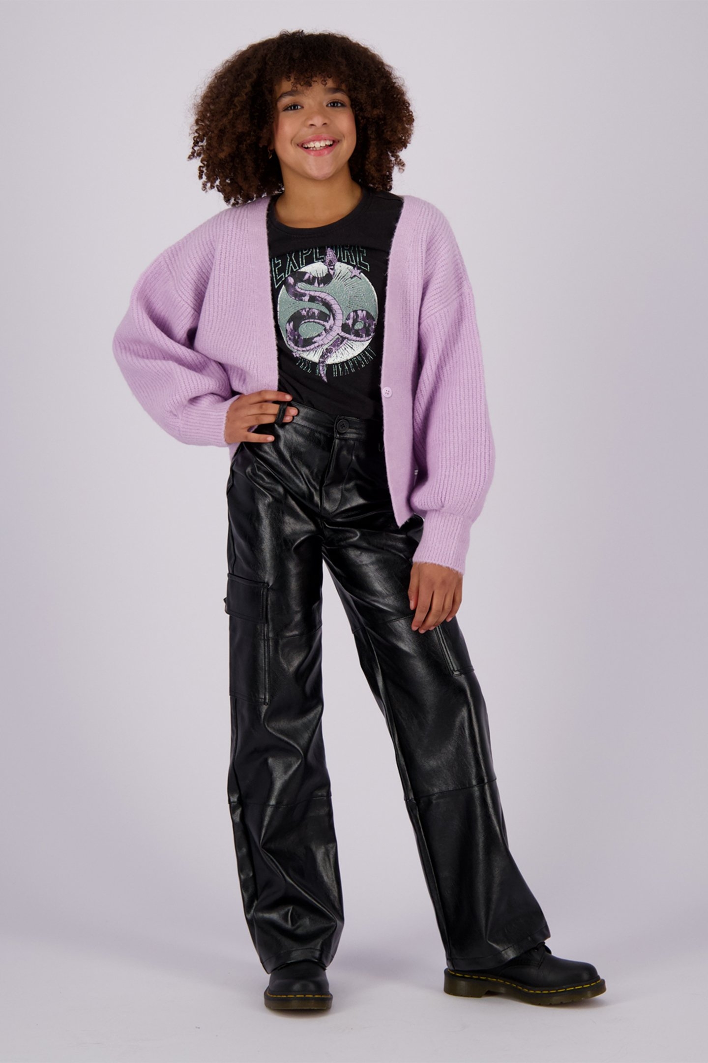 GIRLS MANDIE VEST GLOSS LILAC 1