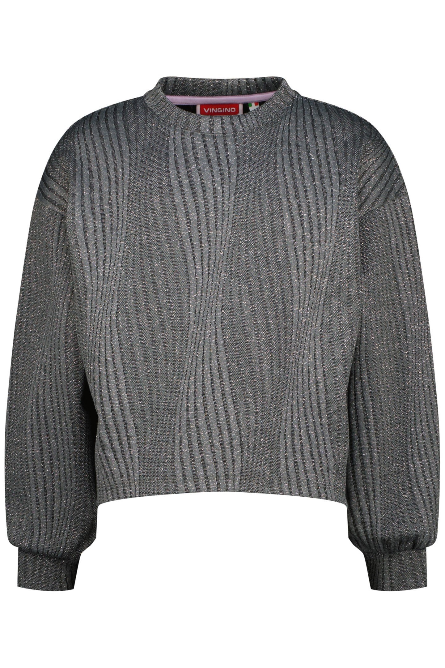 GIRLS JANE TOP GREY ROCK 3