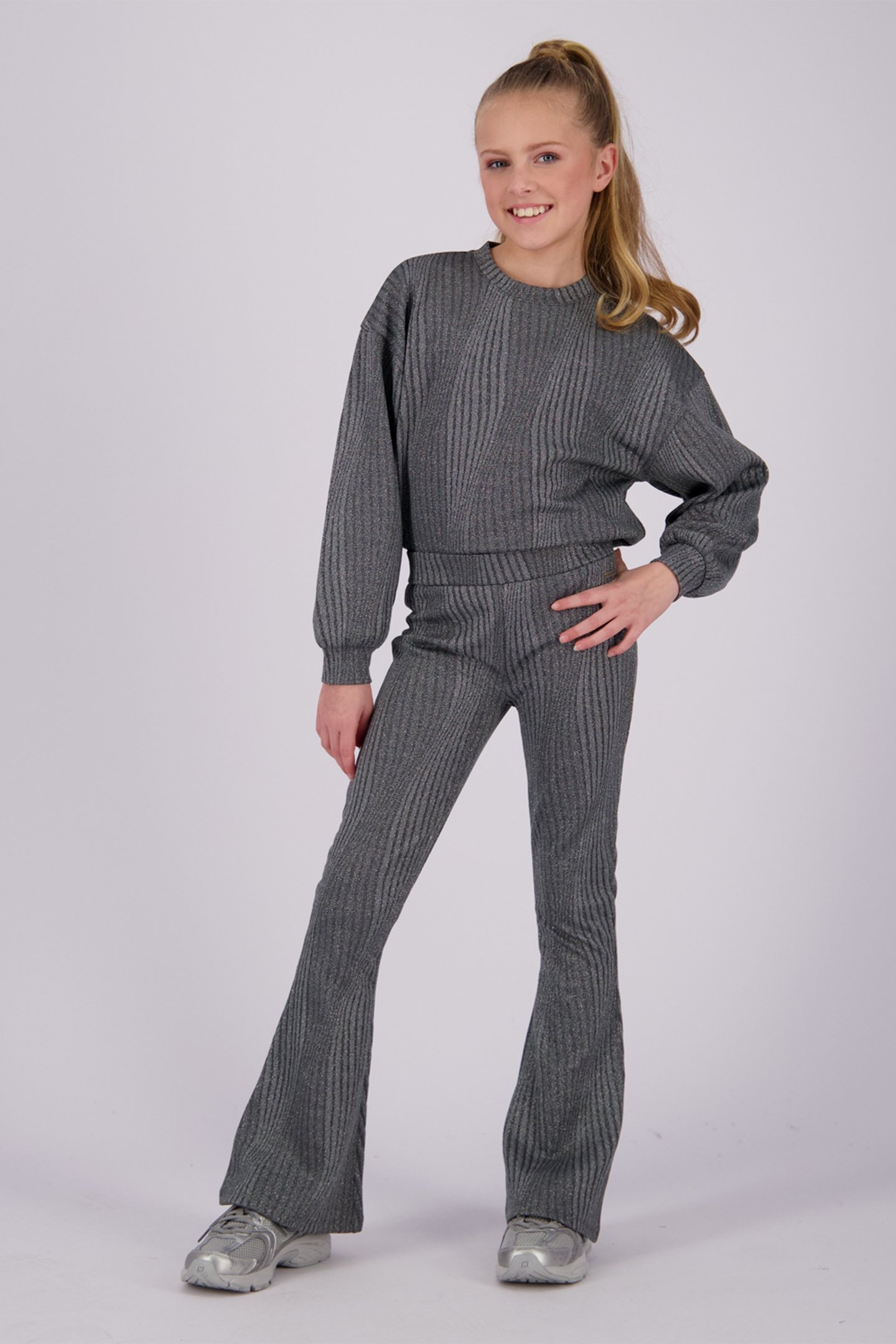 GIRLS SARIE PANTS GREY ROCK 1