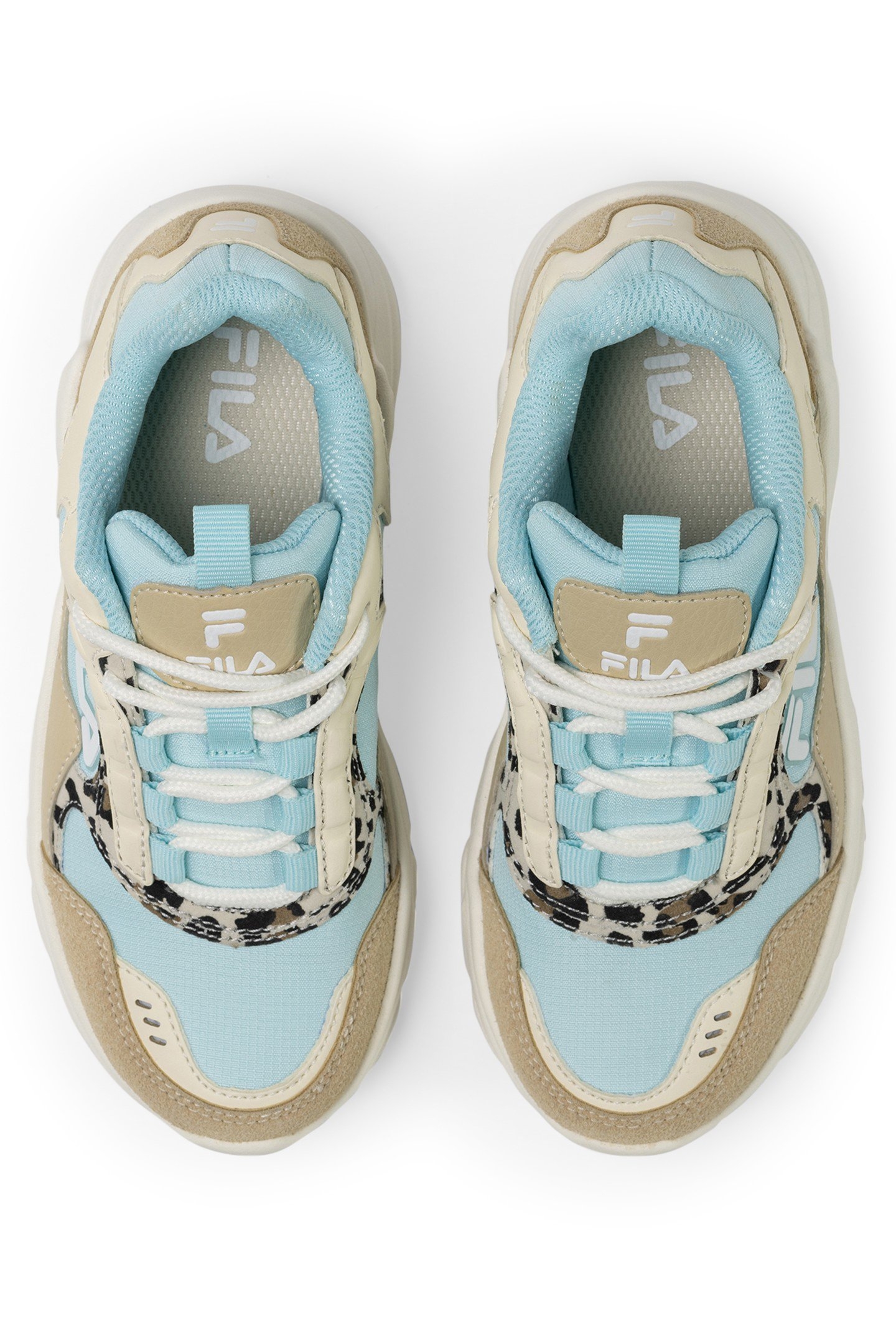 GIRLS COLLENE LOGO ANTIQUE WHITE-BLUE GLOW 3