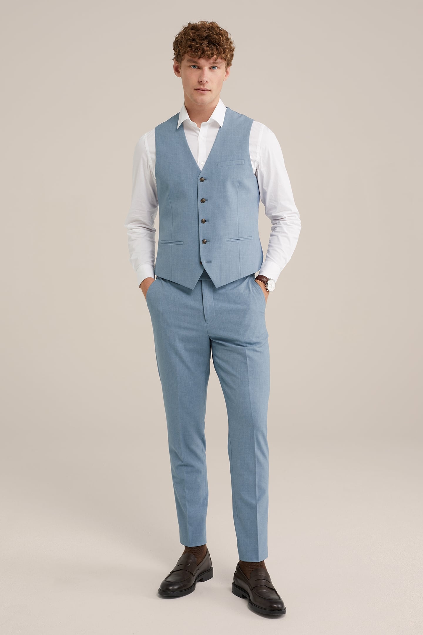 WAISTCOAT GREYISH BLUE 3