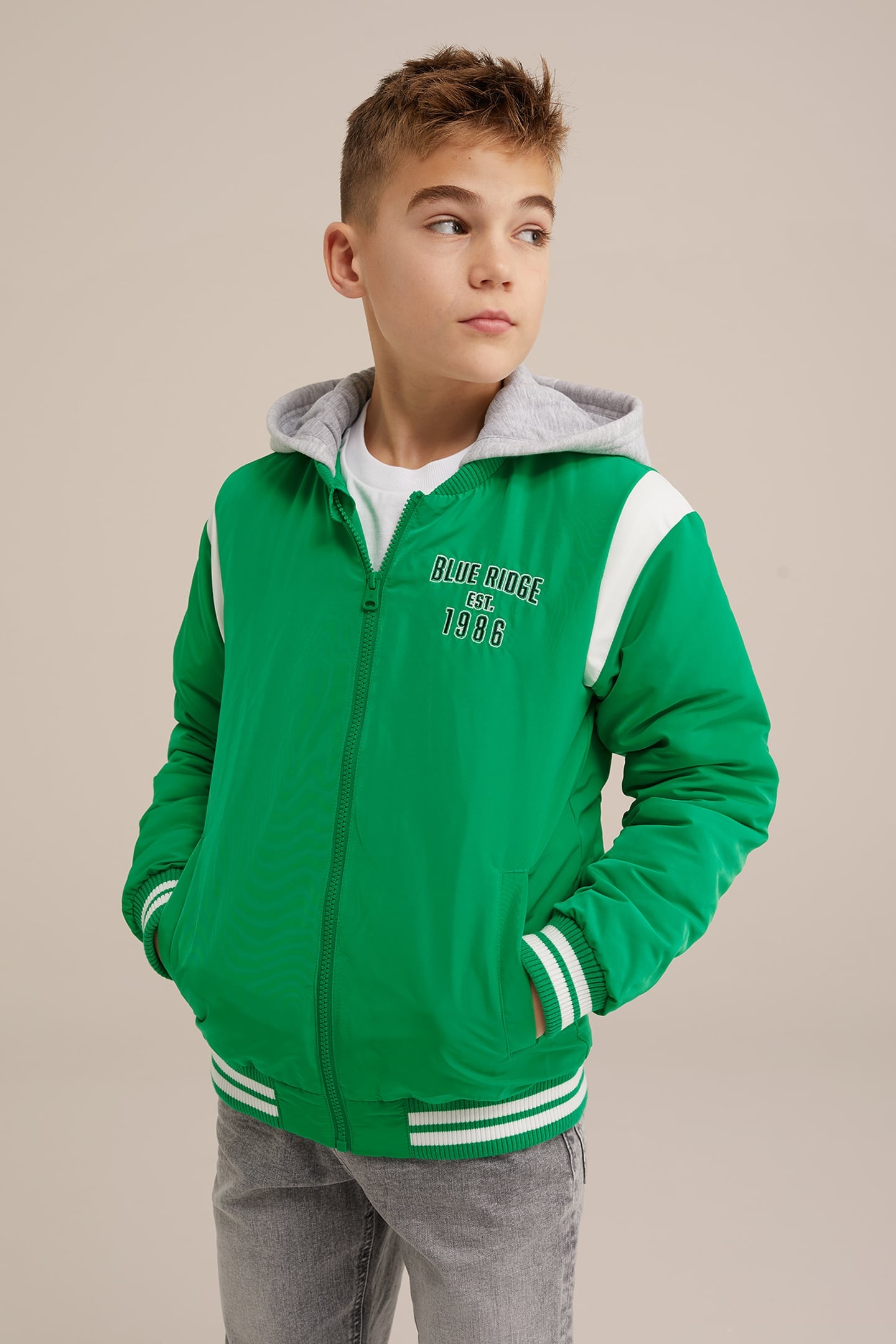 JACKET NORMAL LENGTH BRIGHT GREEN 1