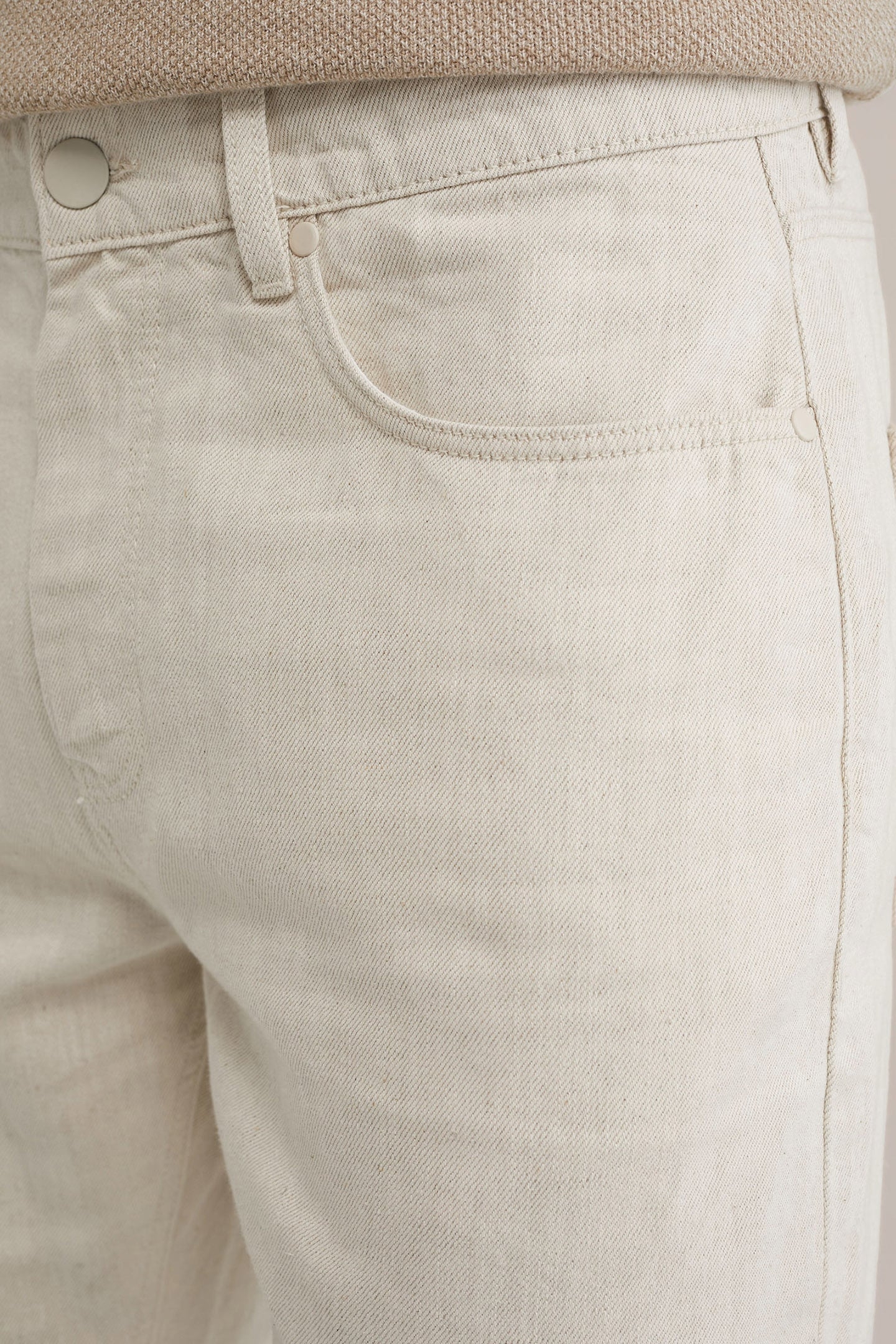 5-POCKET MID WAIST OFF-WHITE 5