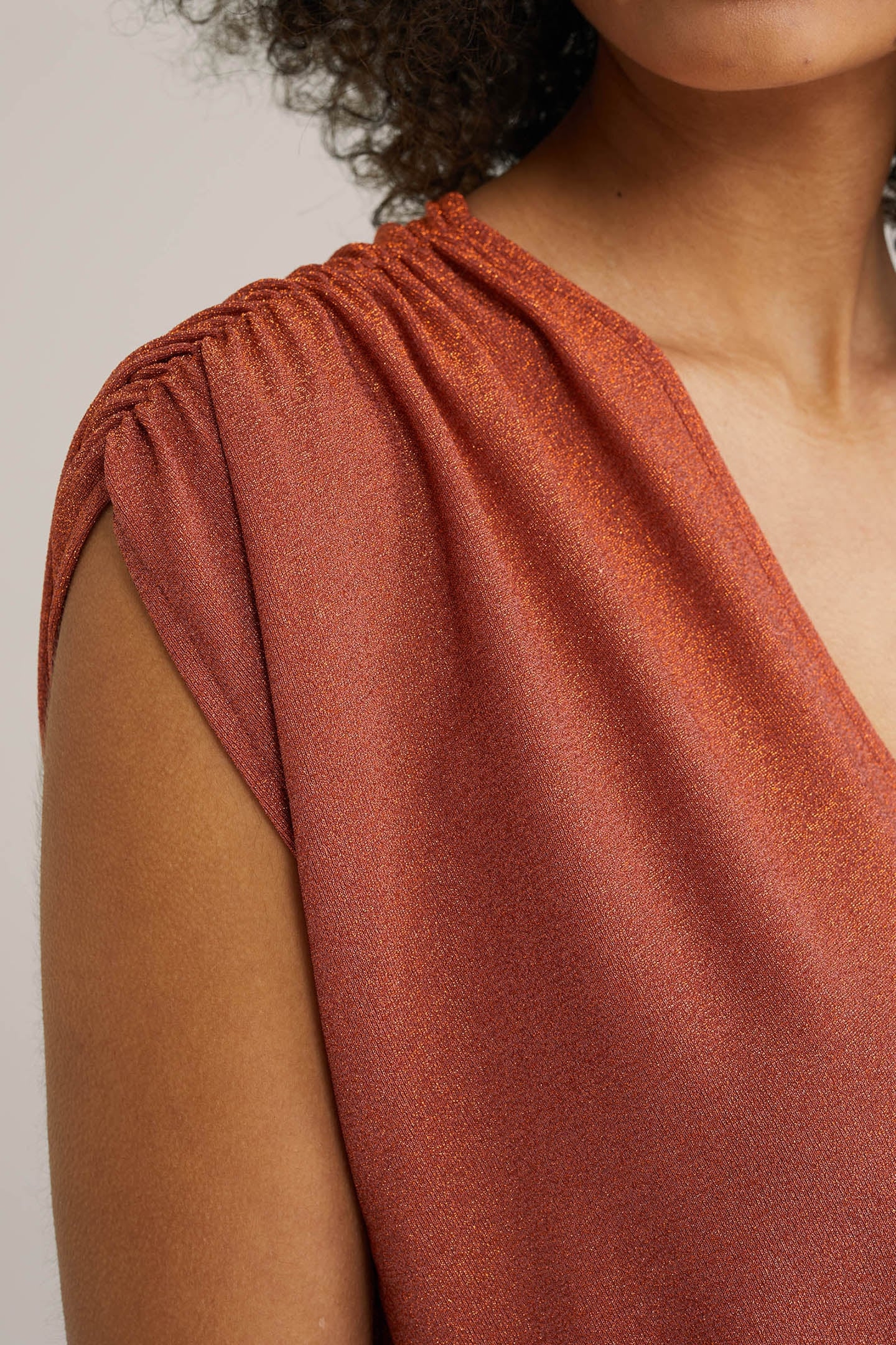 DRESS MID LENGTH ORANGE 5