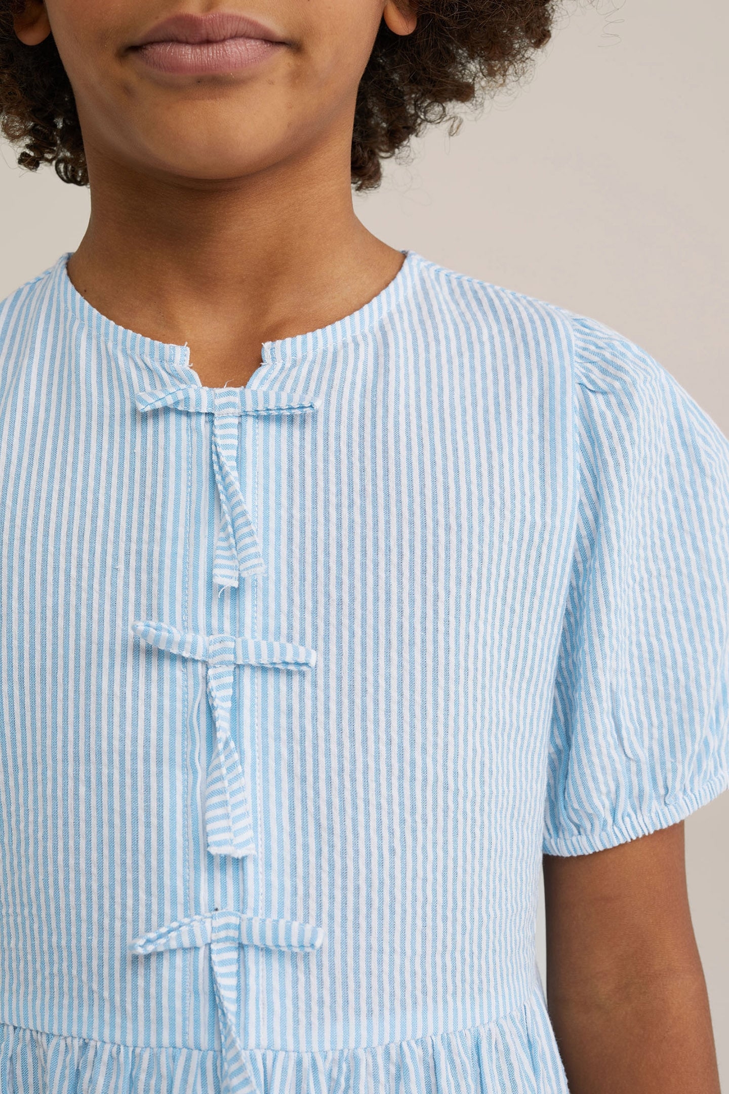 DRESS MID LENGTH LIGHT BLUE 5