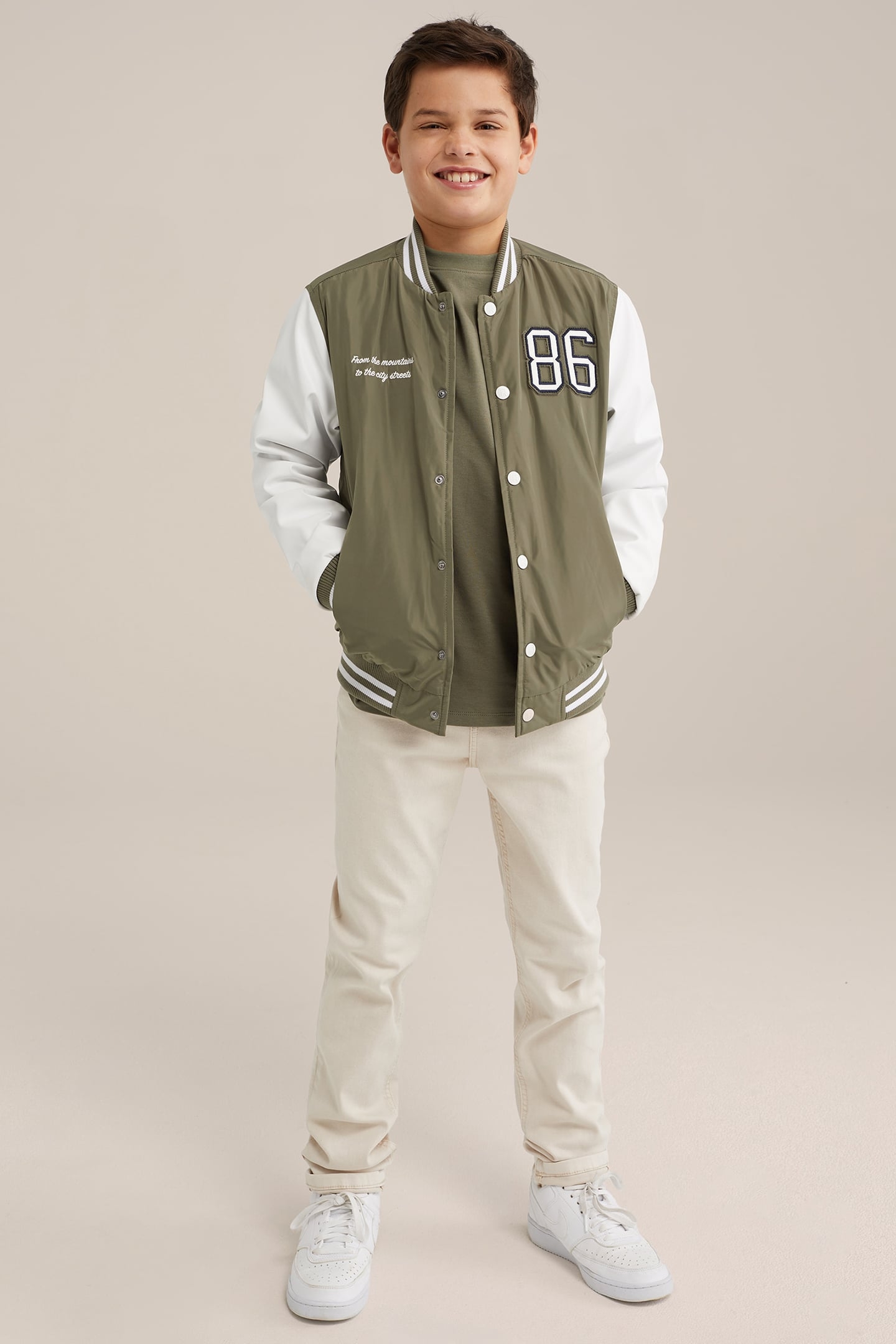 5-POCKET MID WAIST BEIGE 2