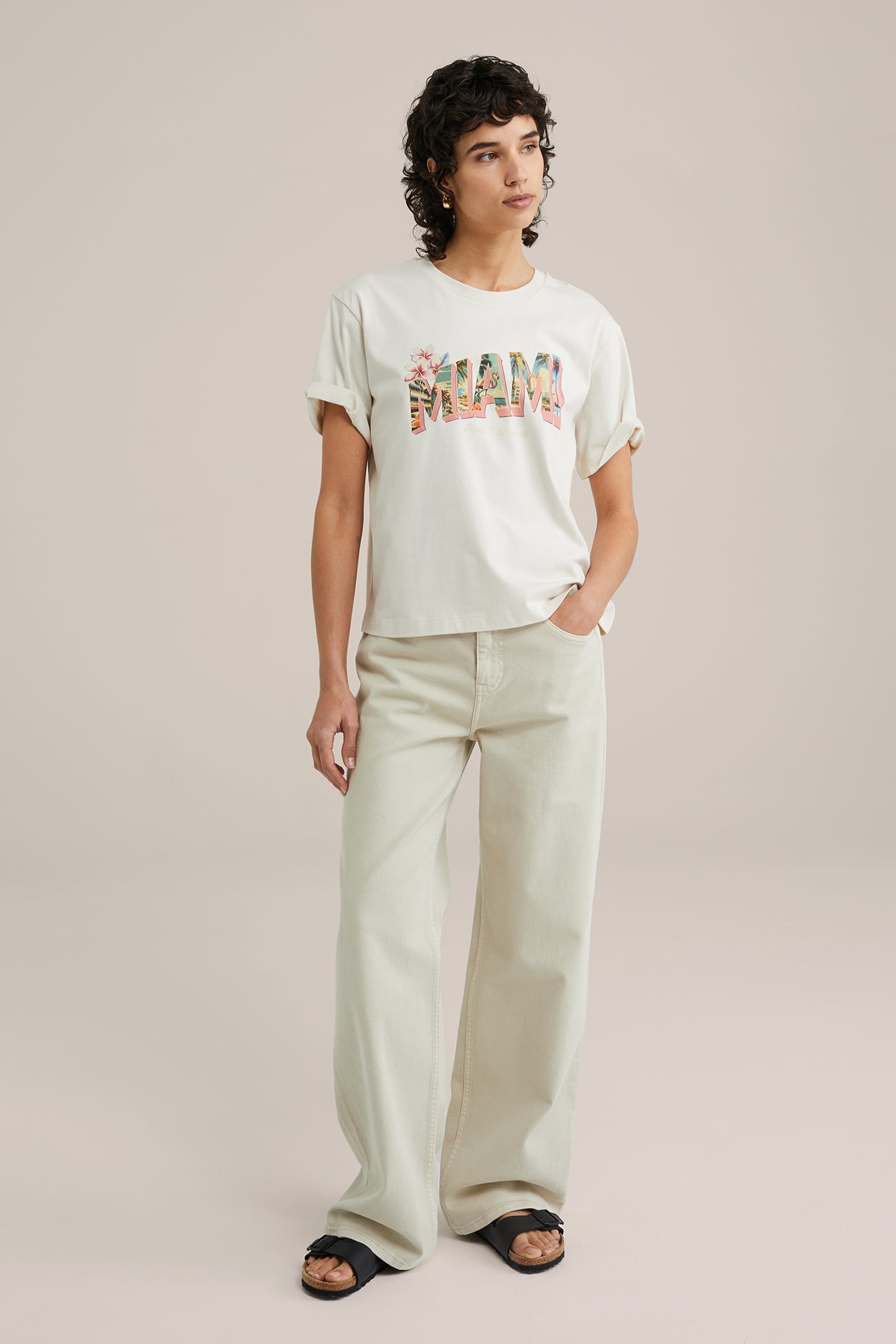 5-POCKET HIGH WAIST BEIGE 3