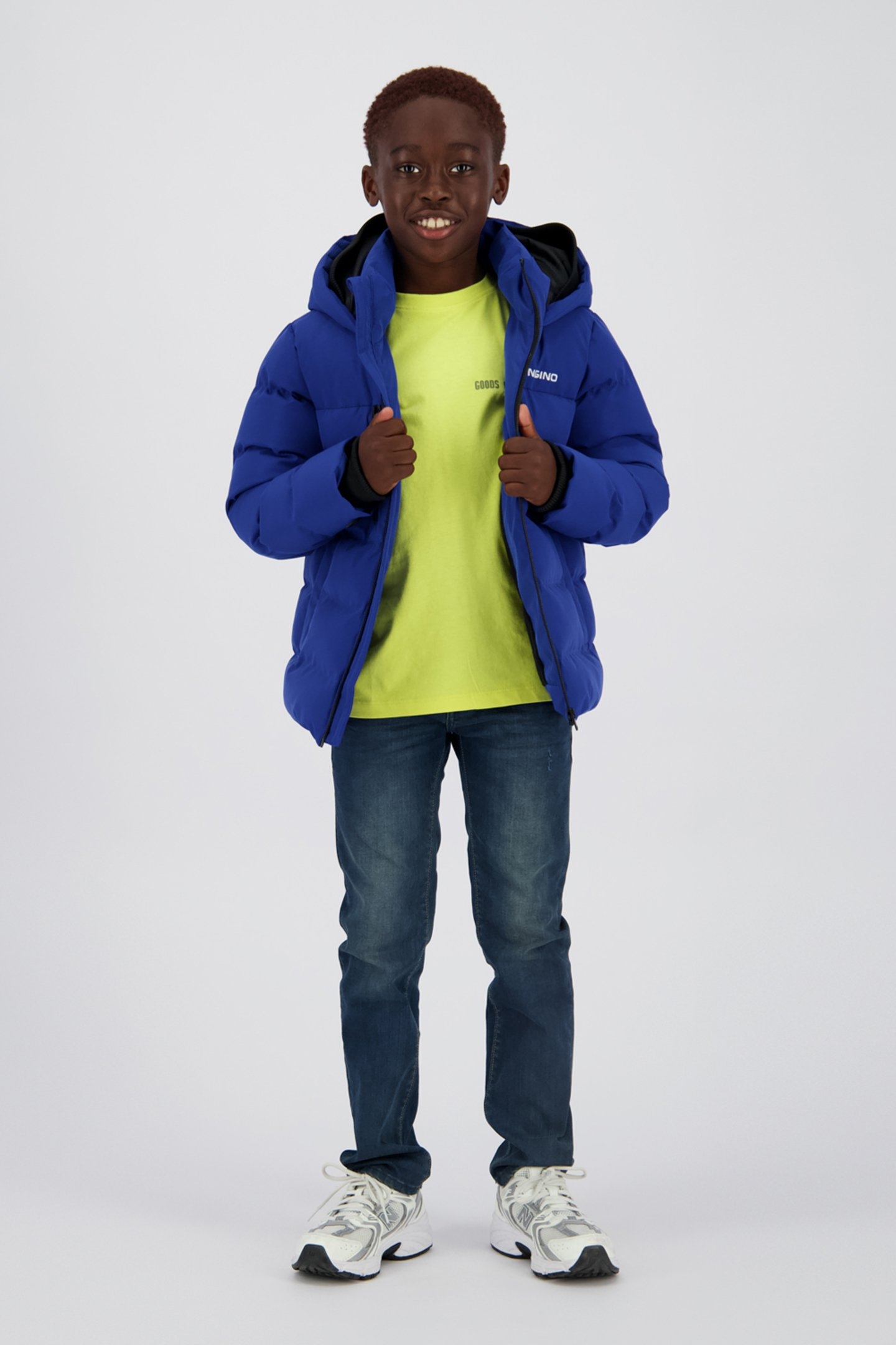 BOYS TIGON JACKET OUTDOOR DENIM BLUE 1