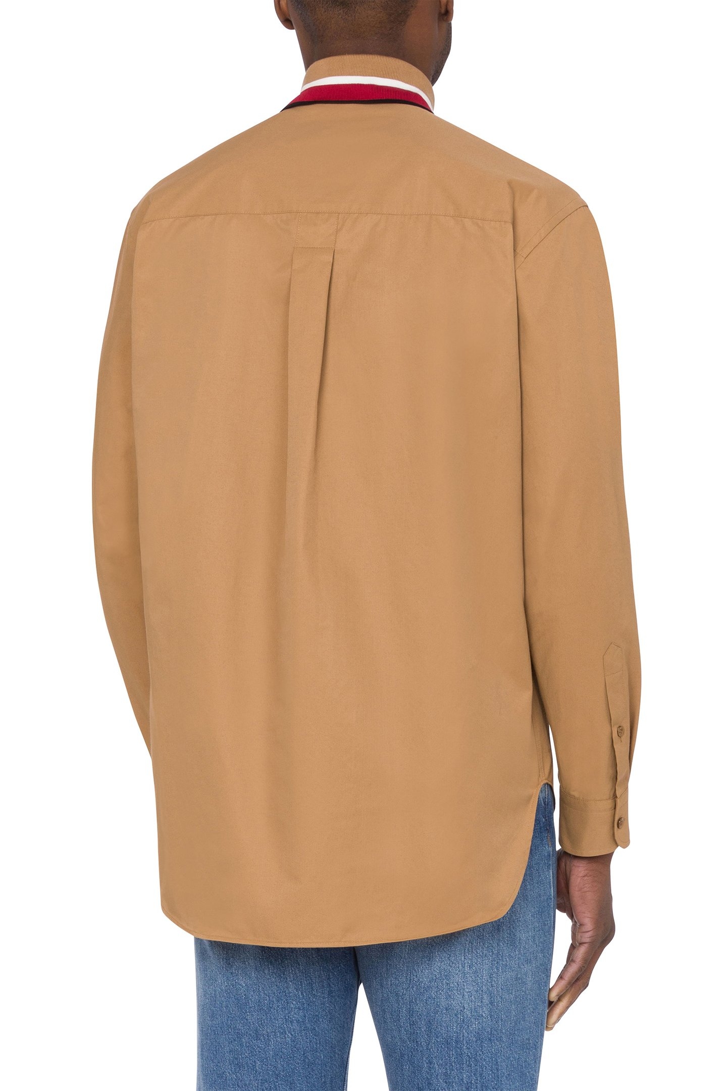 COTTON BROWN SHIRT BROWN 2