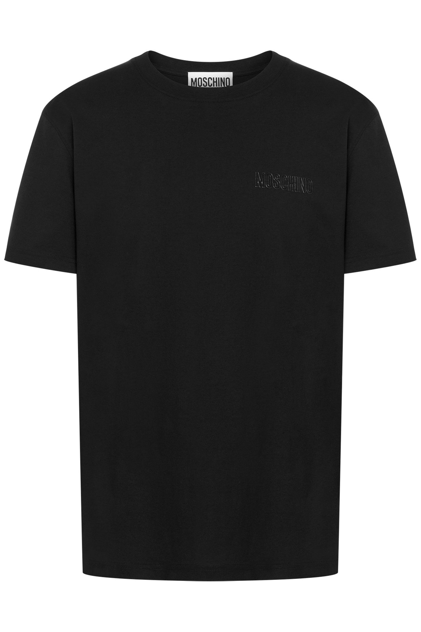 T-SHIRT MOSCHINO OUTLINE BLACK 3