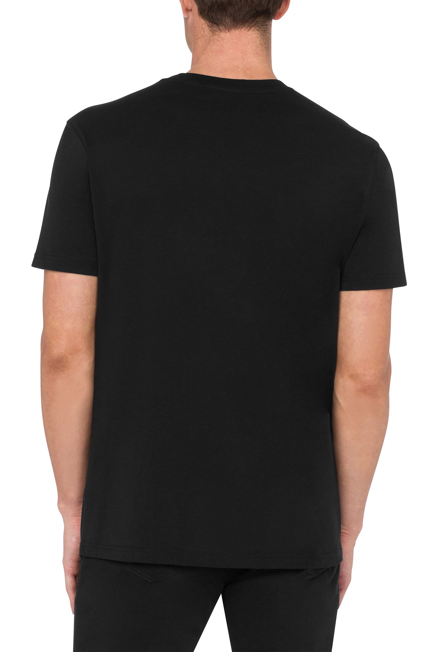 T-SHIRT MOSCHINO OUTLINE BLACK 2