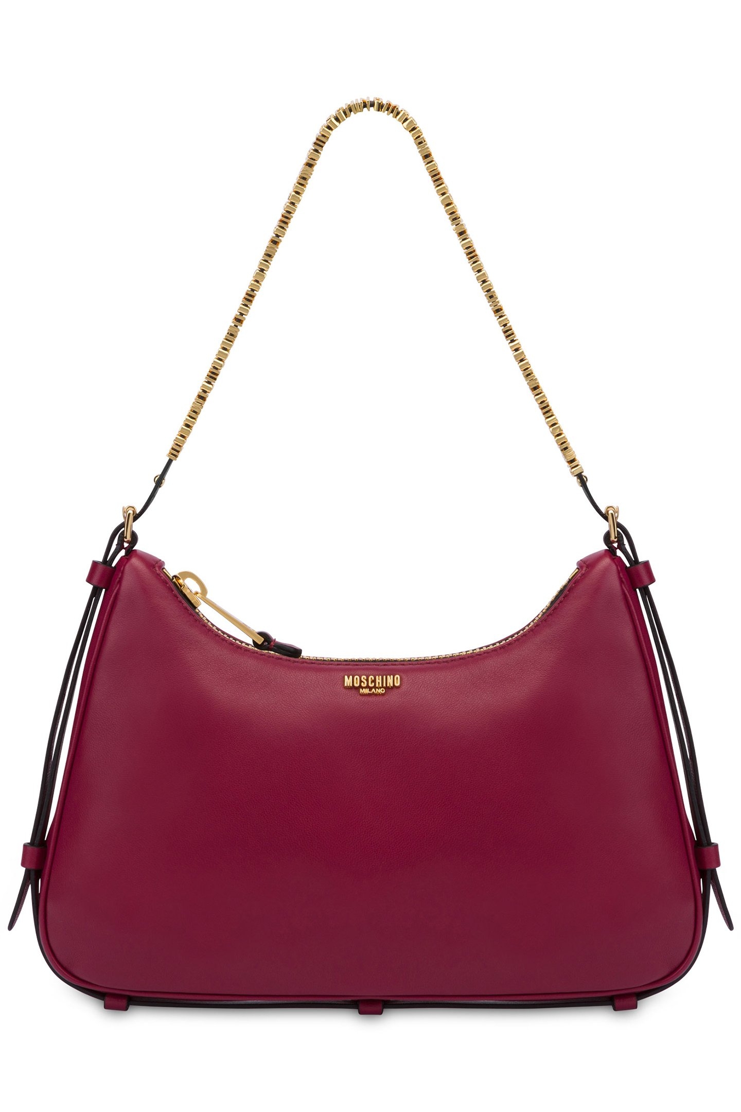 SMALL HOBO BAG MINI LETTERING RED 1