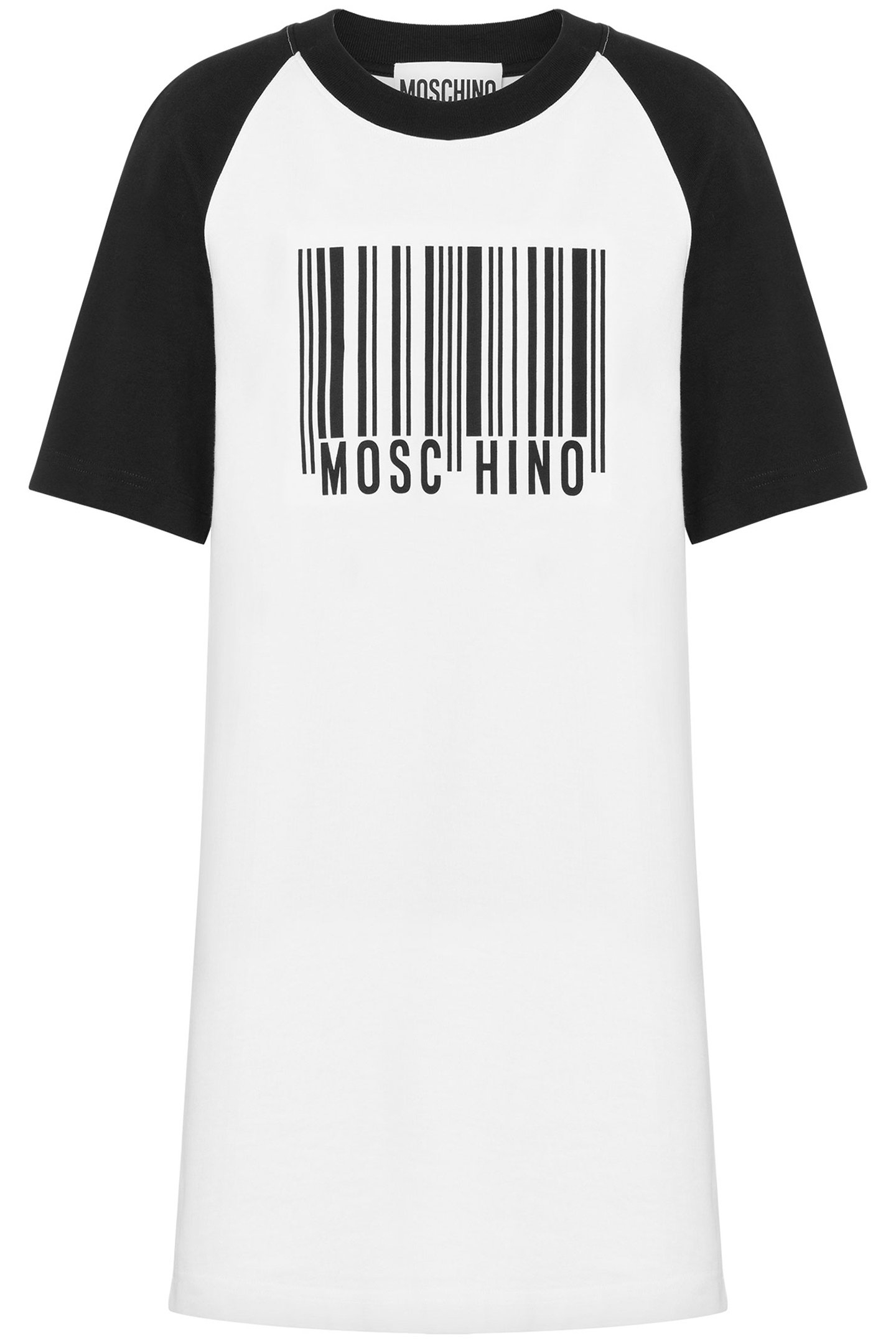 BARCODE INTERLOCK DRESS WHITE 3