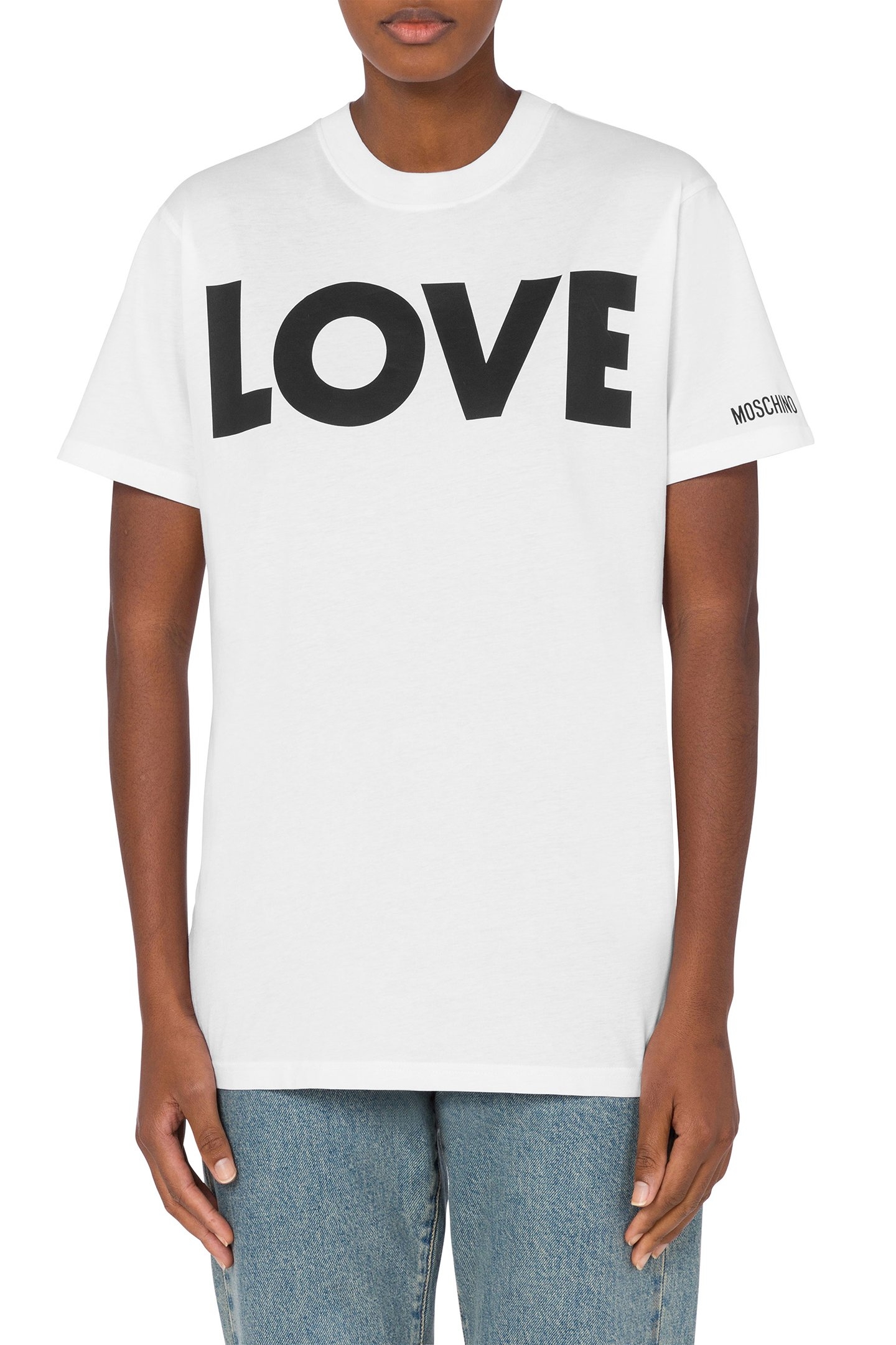 LOVE ORGANIC JERSEY T-SHIRT WHITE 1