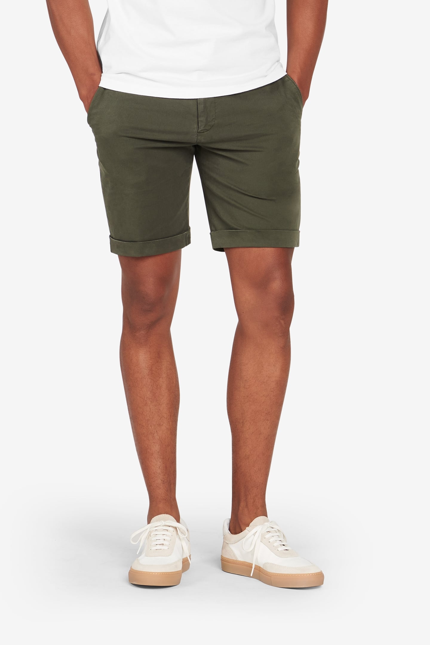 SUNDAY TWILL COTTON-STRETCH OLIVE 1