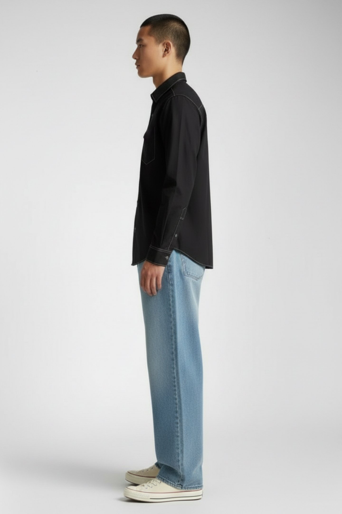 COMME DES GARÇONS HOMME – MEN'S SHIRT BLACK 3