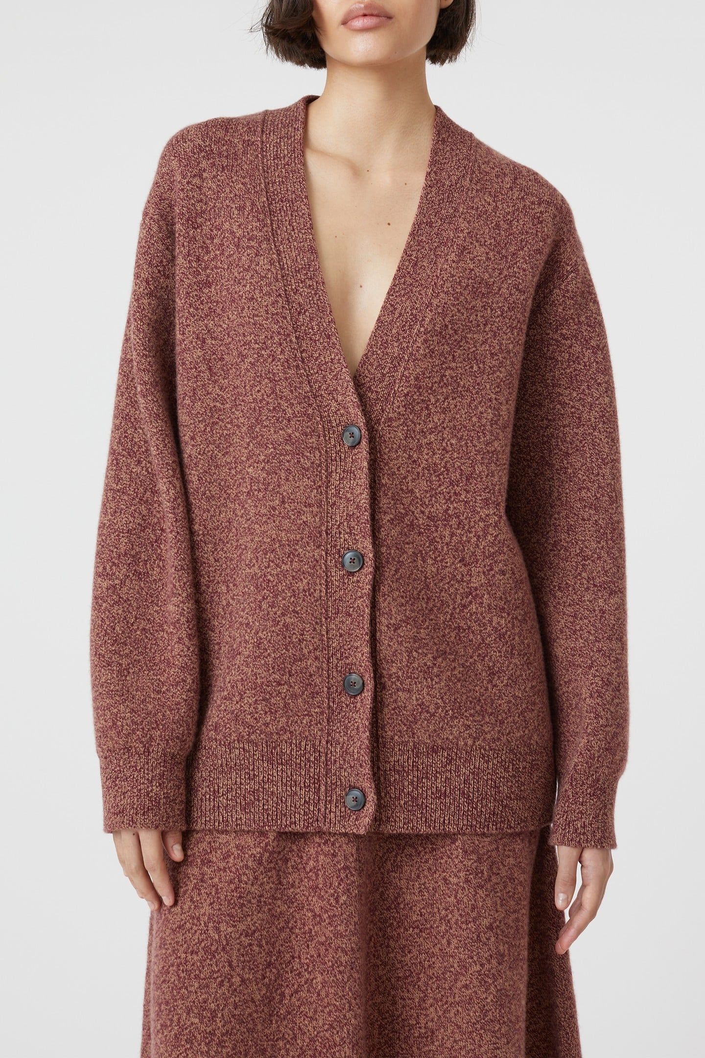 V CARDIGAN LONG SLEEVES KNITS JAM 1