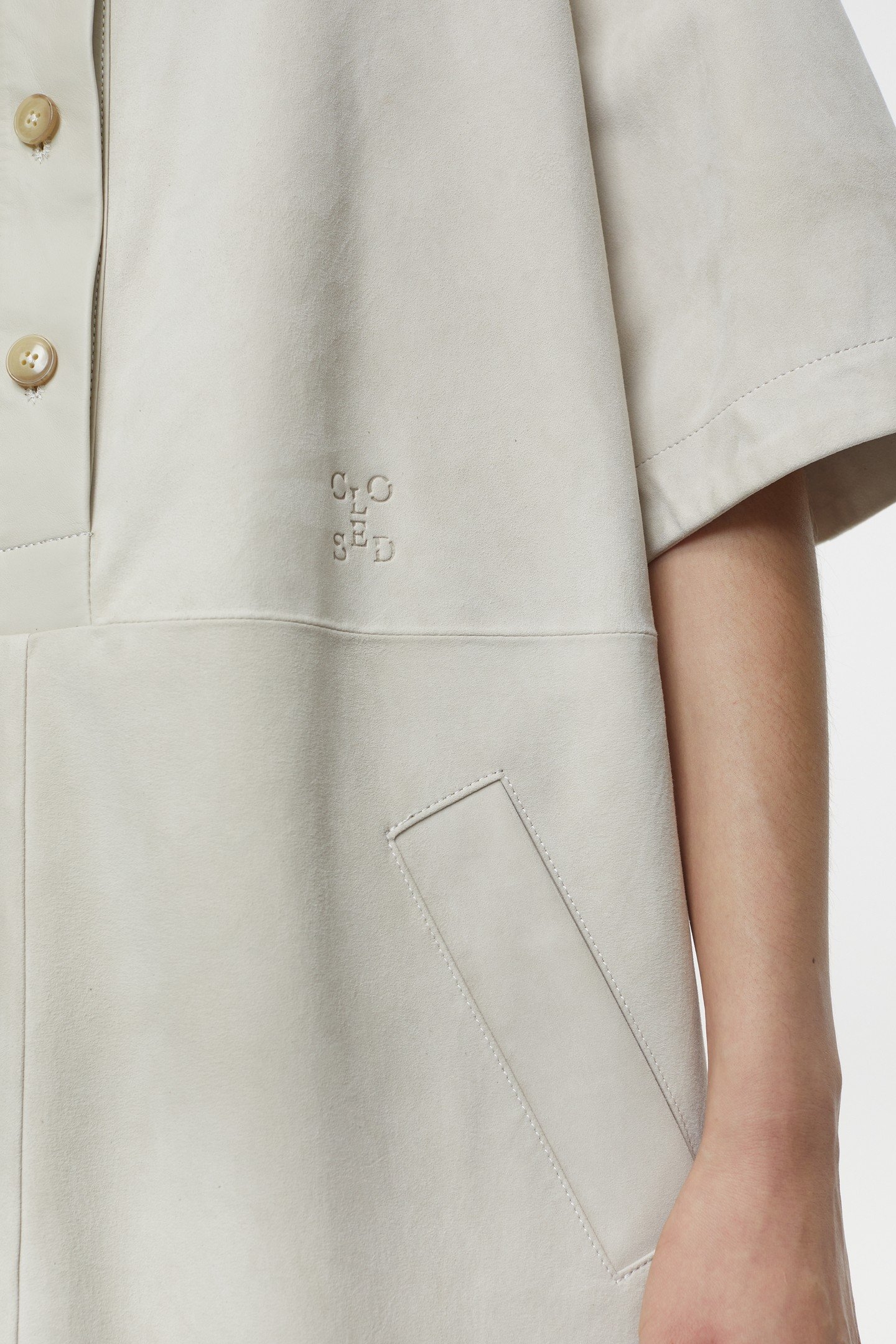 LEATHER DRESS LIMESTONE 4