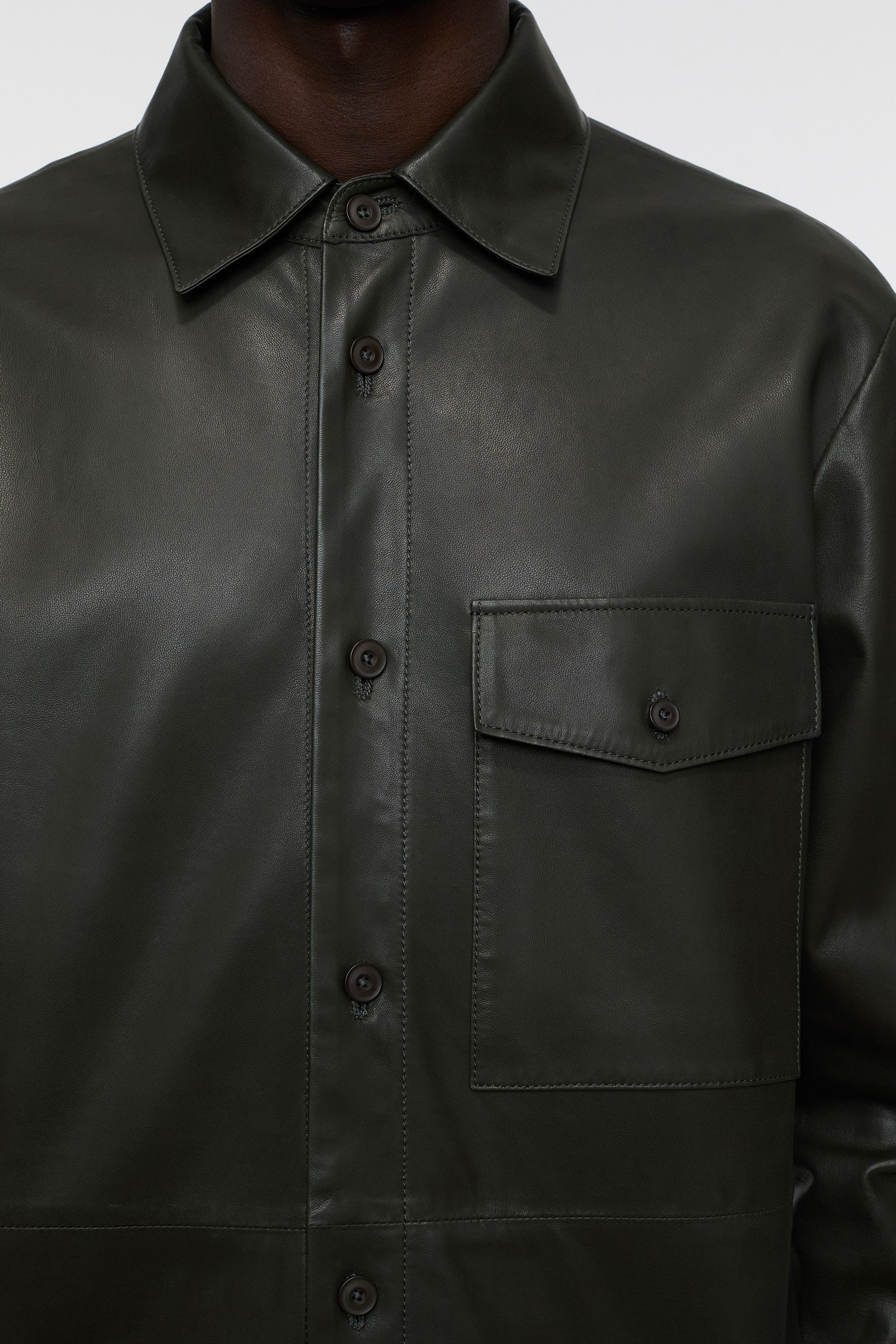 RELAXED UTILITY SHIRT & BLOUSES TAPENADE GREY 5