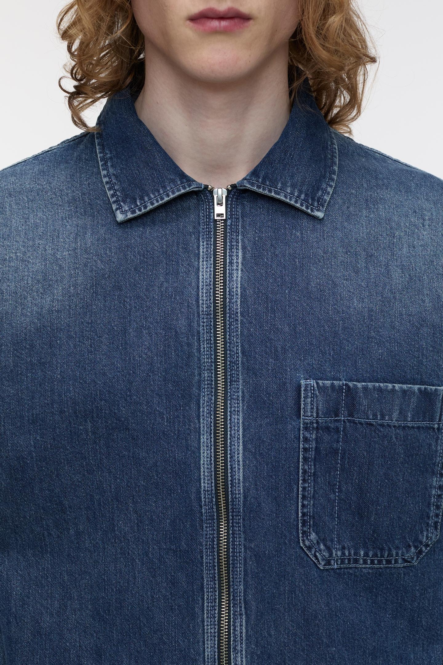 ZIPPED SHIRT & BLOUSES LIGHT BLUE 8