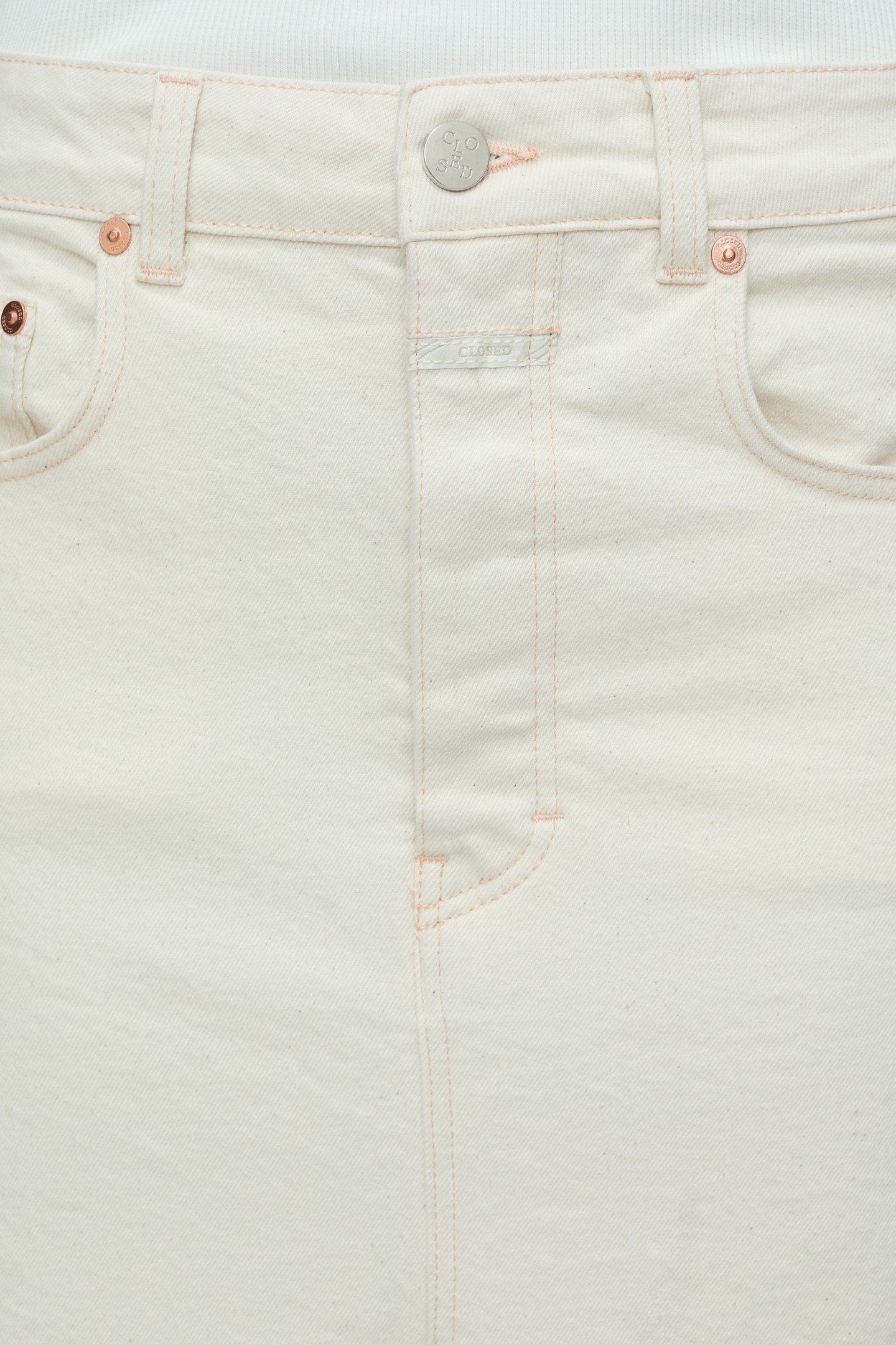 LOW WAIST SKIRT IVORY 3