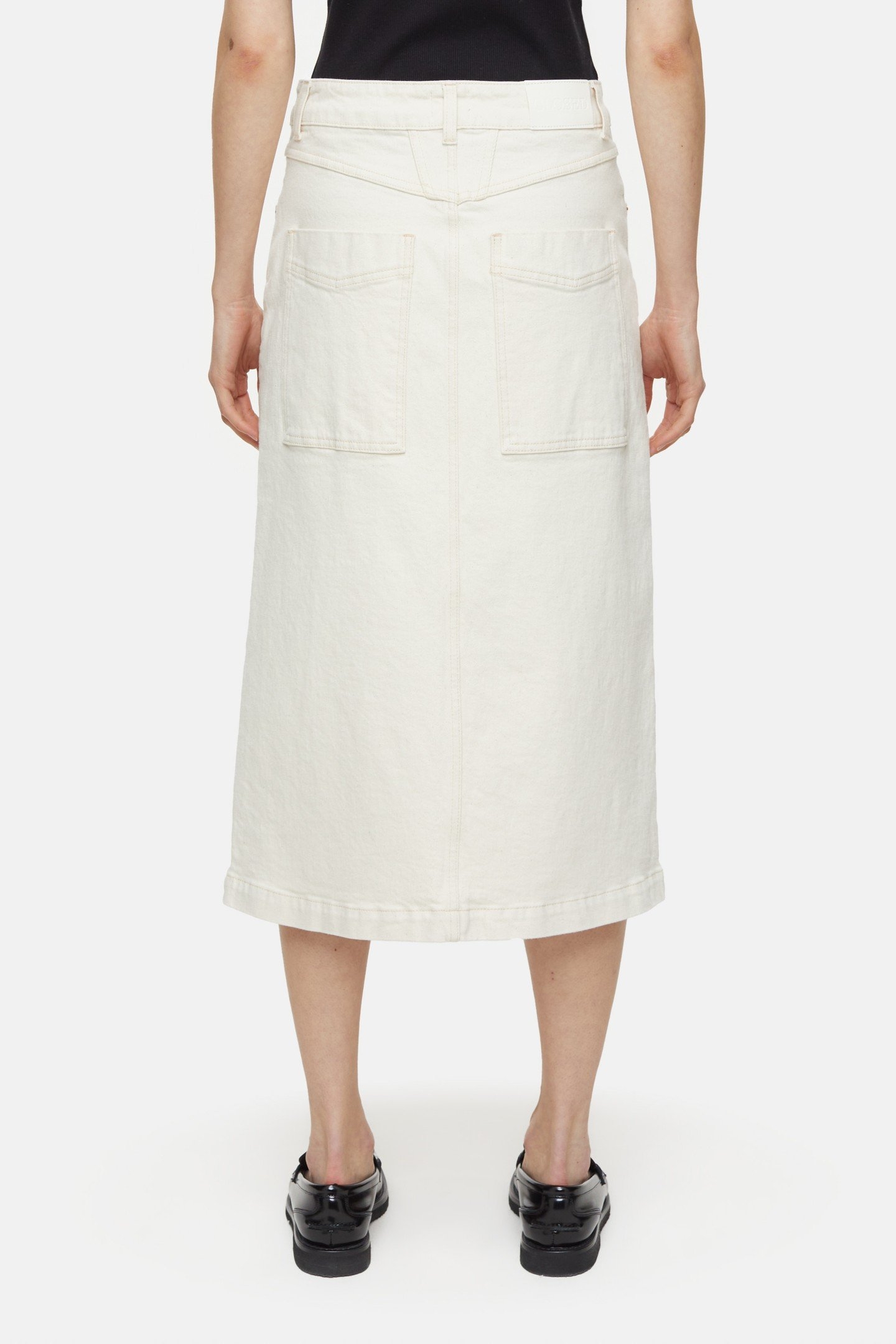 LOW WAIST SKIRT IVORY 4