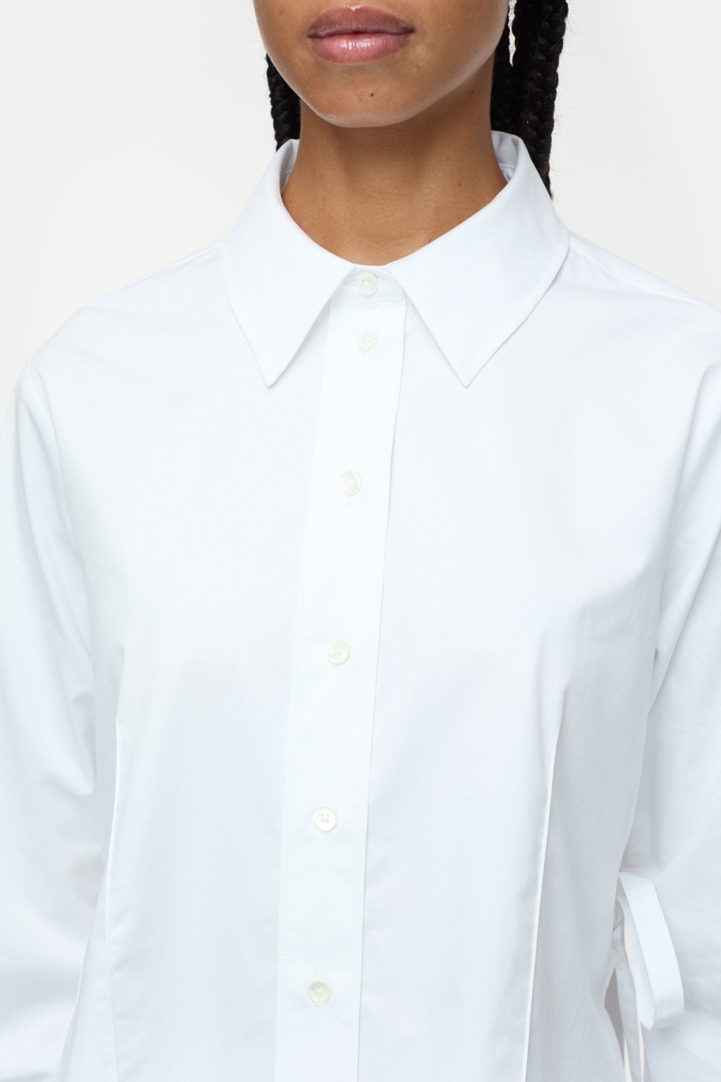 ELONGATED SHIRT & BLOUSES WHITE 4