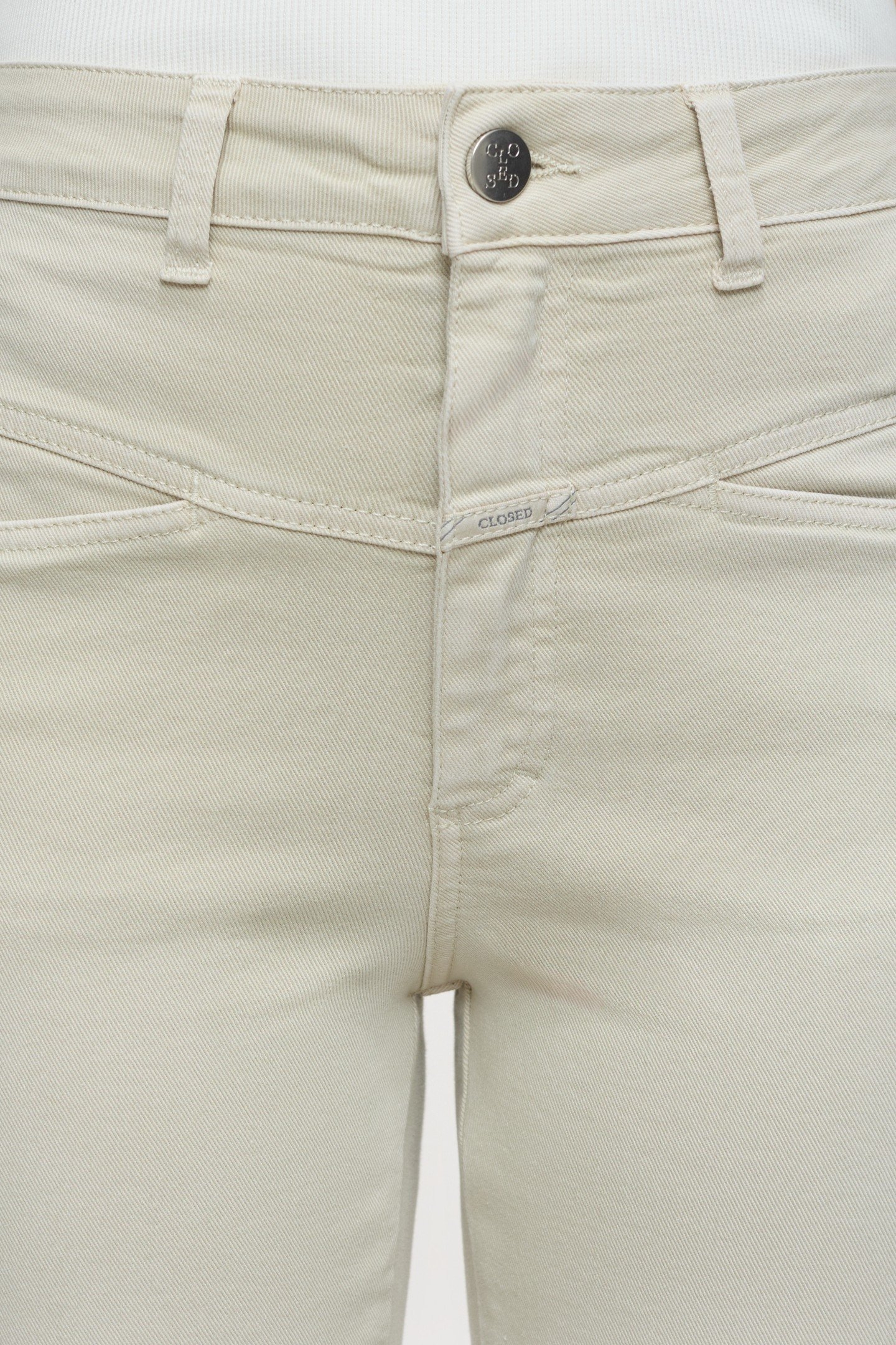 PEDAL PUSHER JEANS SABBIA BEIGE 2