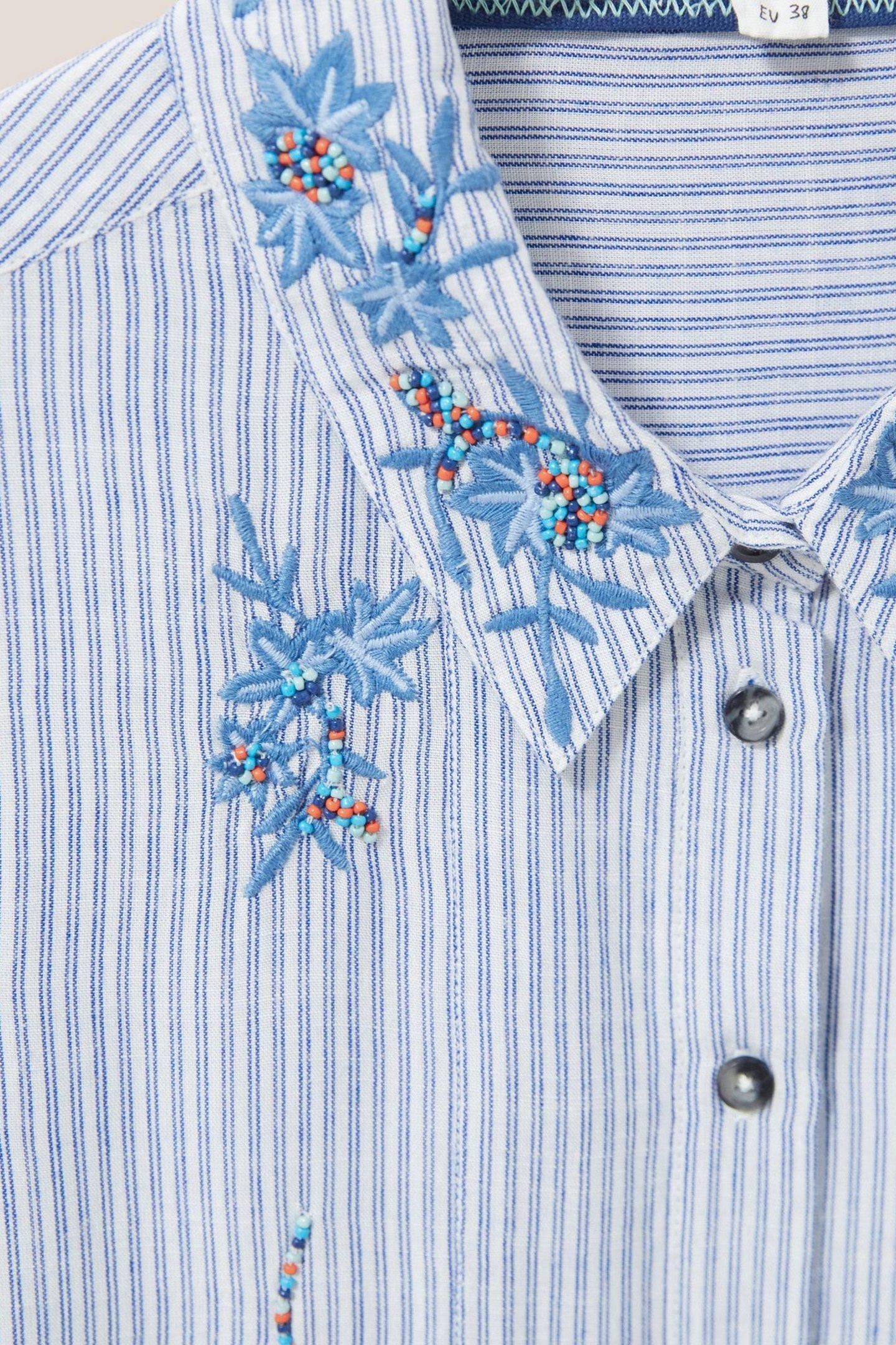 TRAILING EMBROIDERED SHIRT BLUE MULTI 4