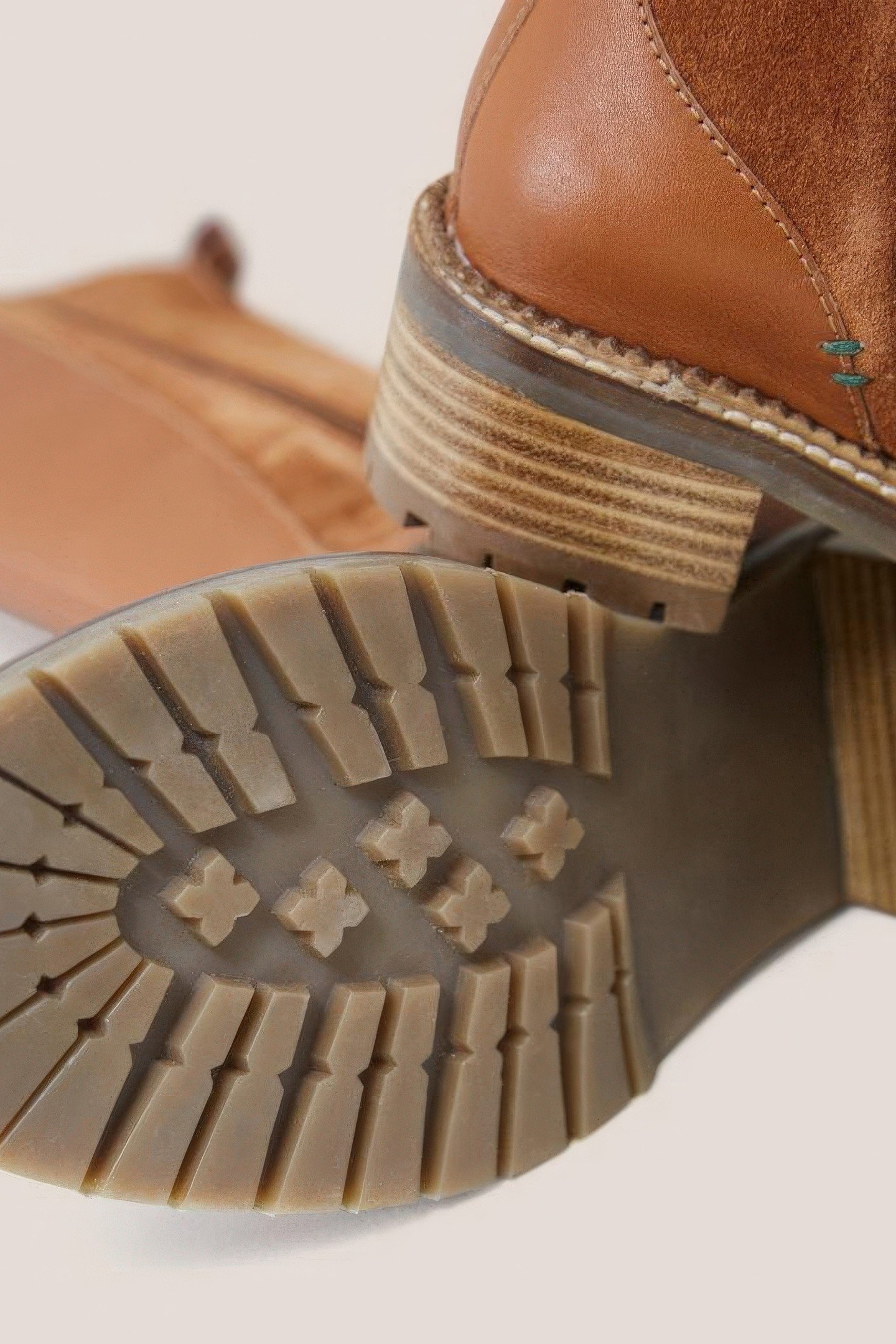 SERENA LEATHER KNEE HIGH BOOT DARK TAN 4