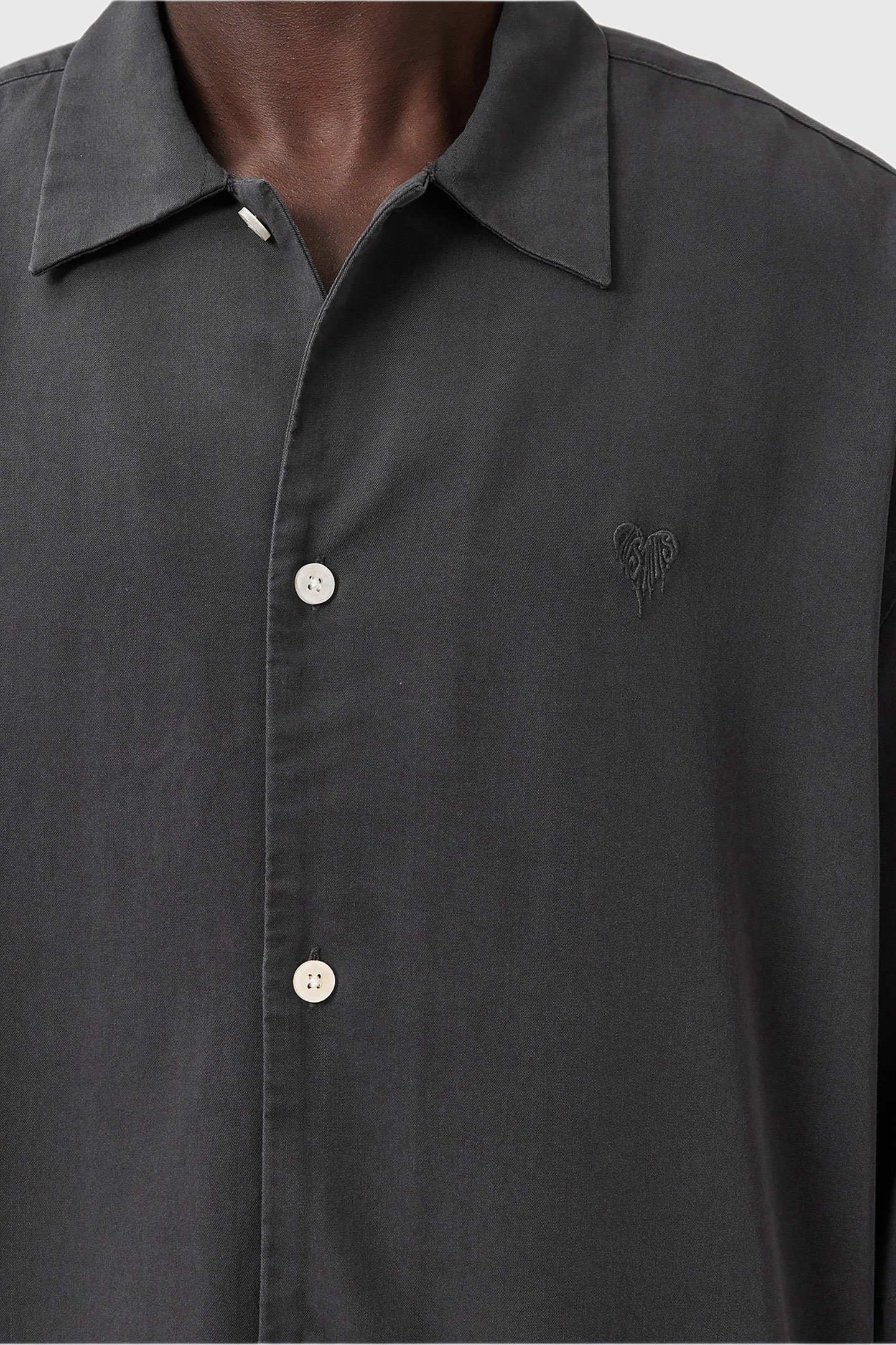 RIALTO SS SHIRT RAVEN GREY 5