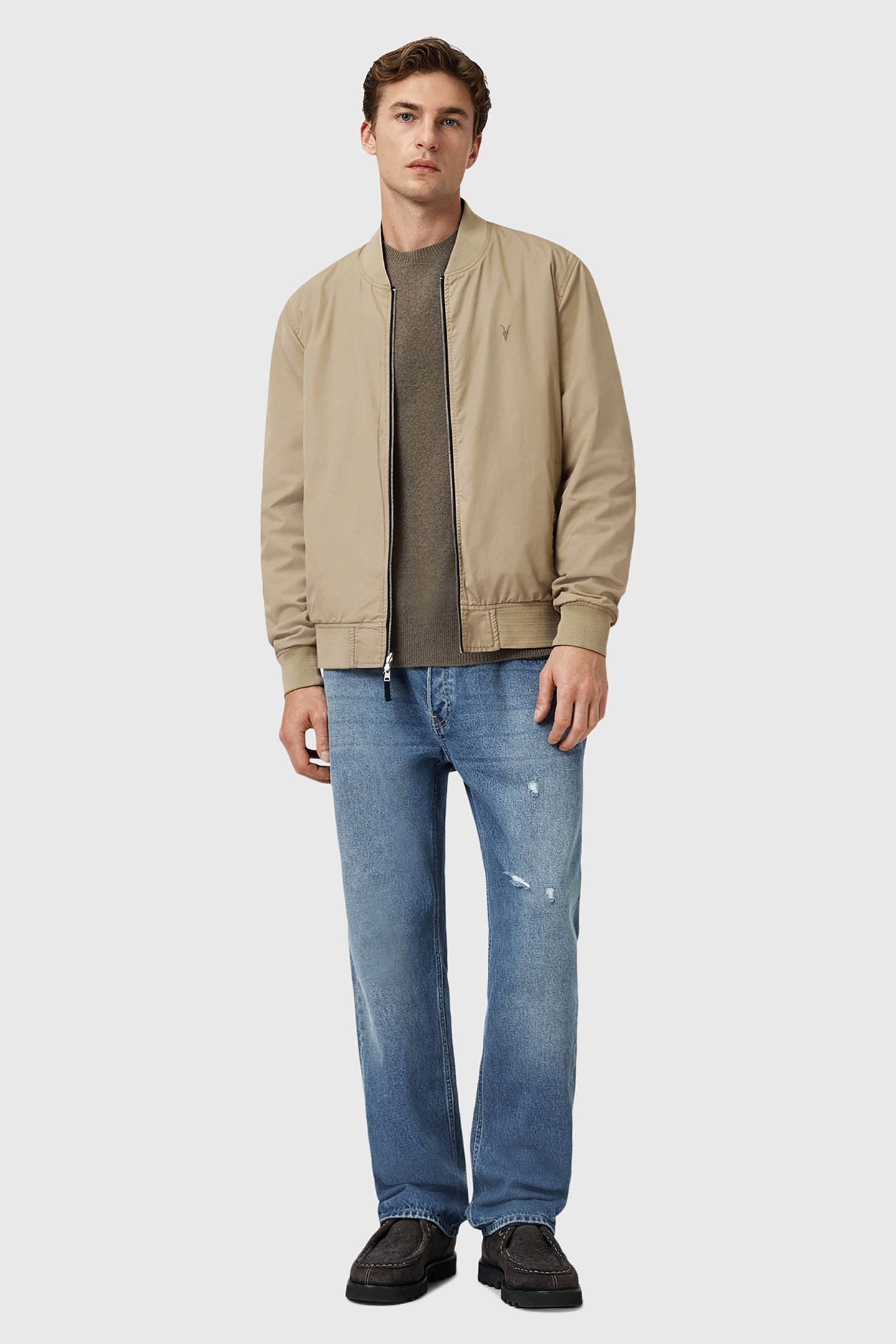 REV BASSETT BOMBER AZULA BLUE/BROWN 3