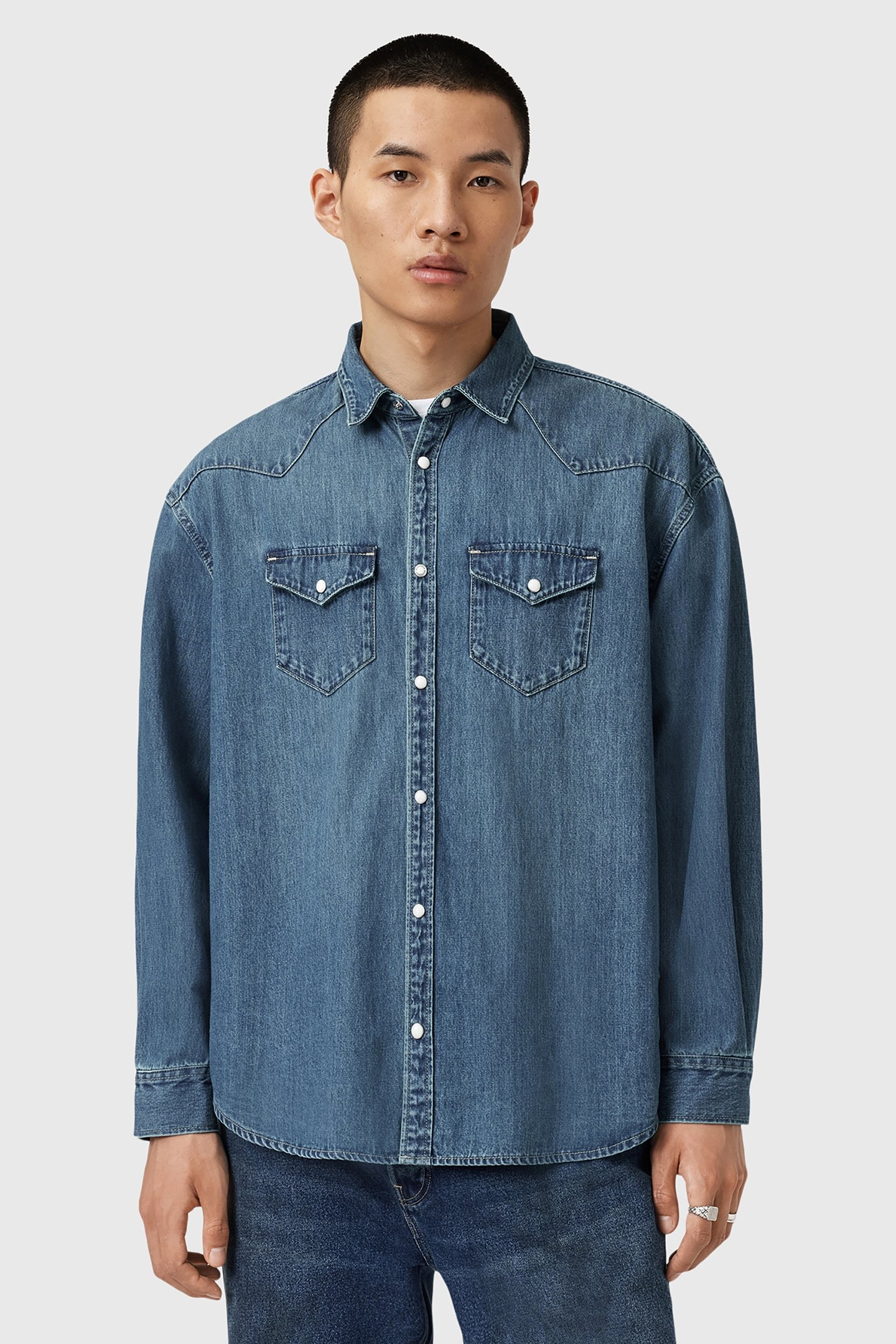 FENTON SHIRT VINTAGE INDIGO 1