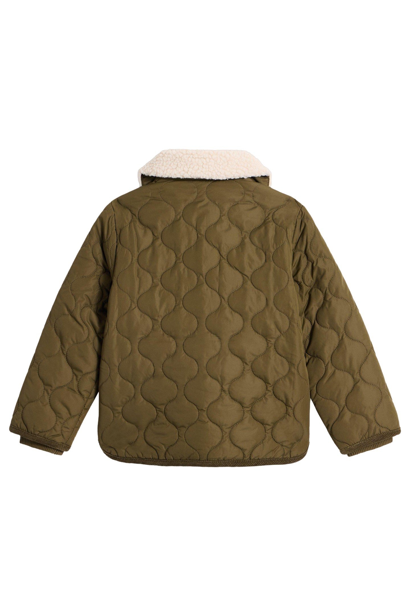 QUILTED JACKET KHAKI GREEN 2