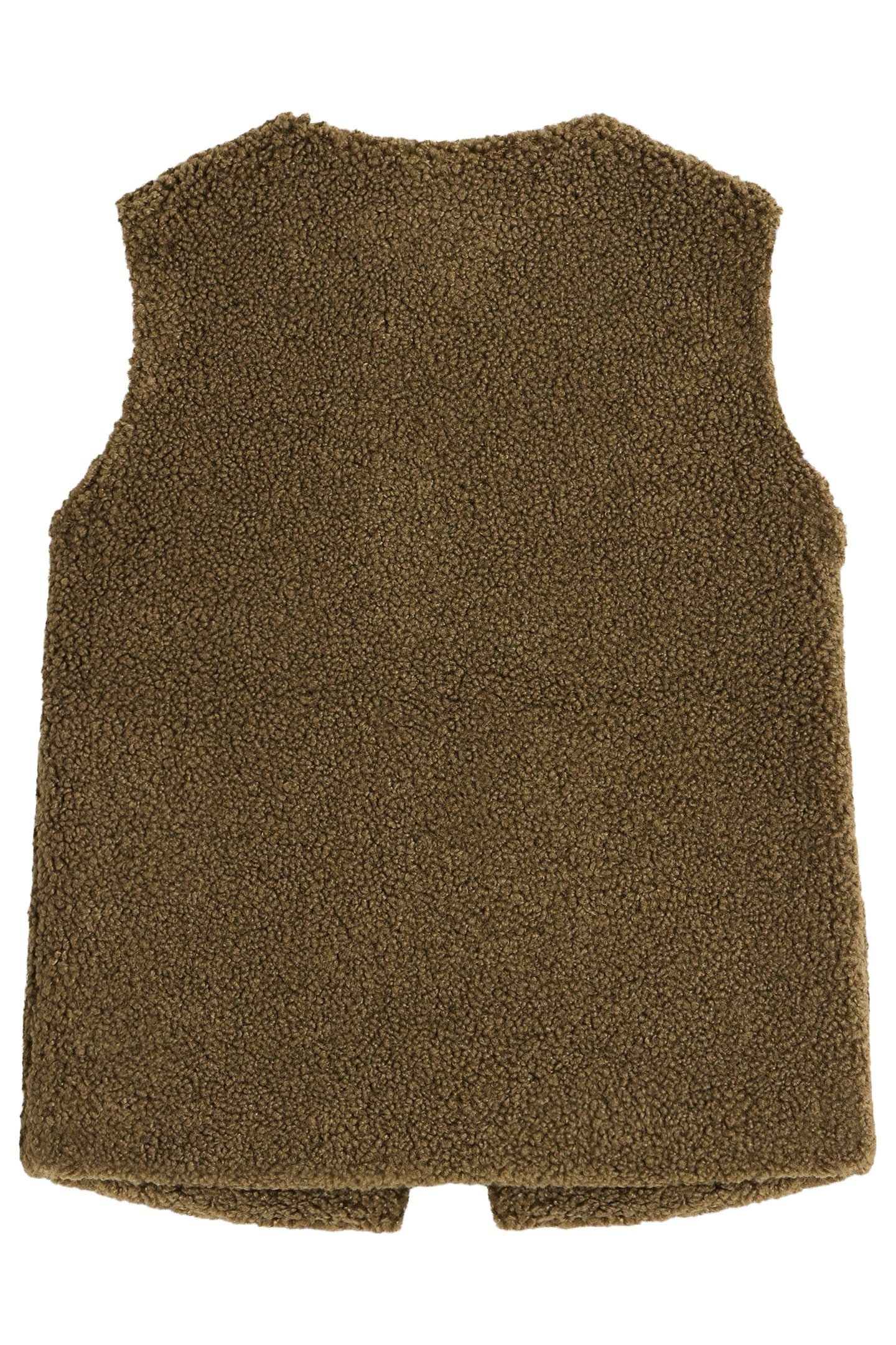 BORG GILET KHAKI GREEN 2