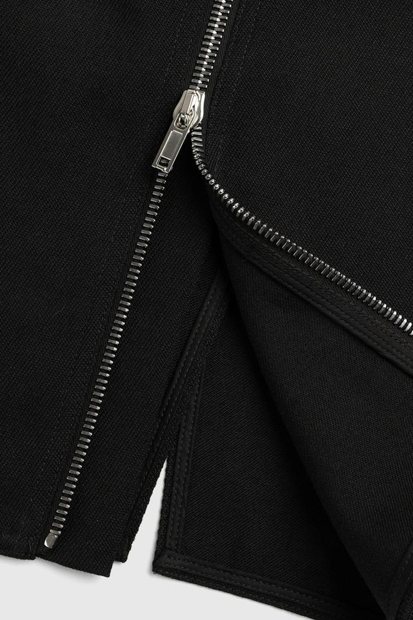 RICK OWENS – ZIPPED PILLAR SKIRT BLACK 3