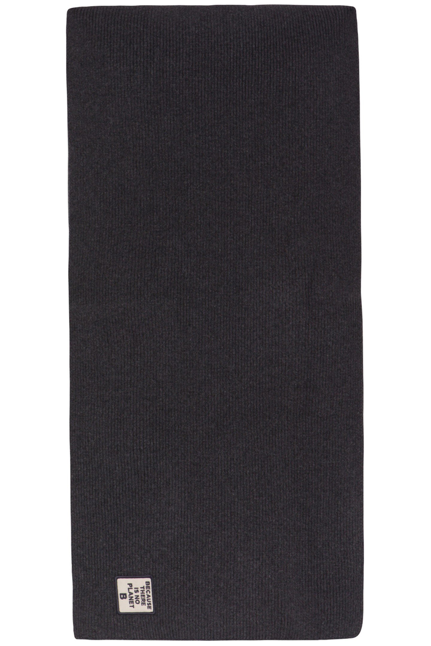 UNISEX PATCHALF BECAUSE SCARF DARK GREY MELANGE 2