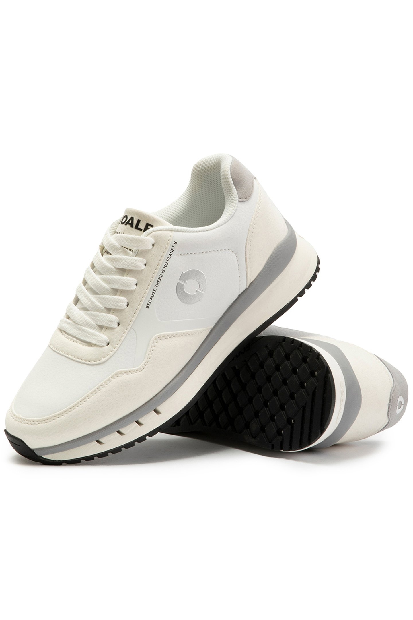 CERVINOALF LEATHER SNEAKERS WHITE 3