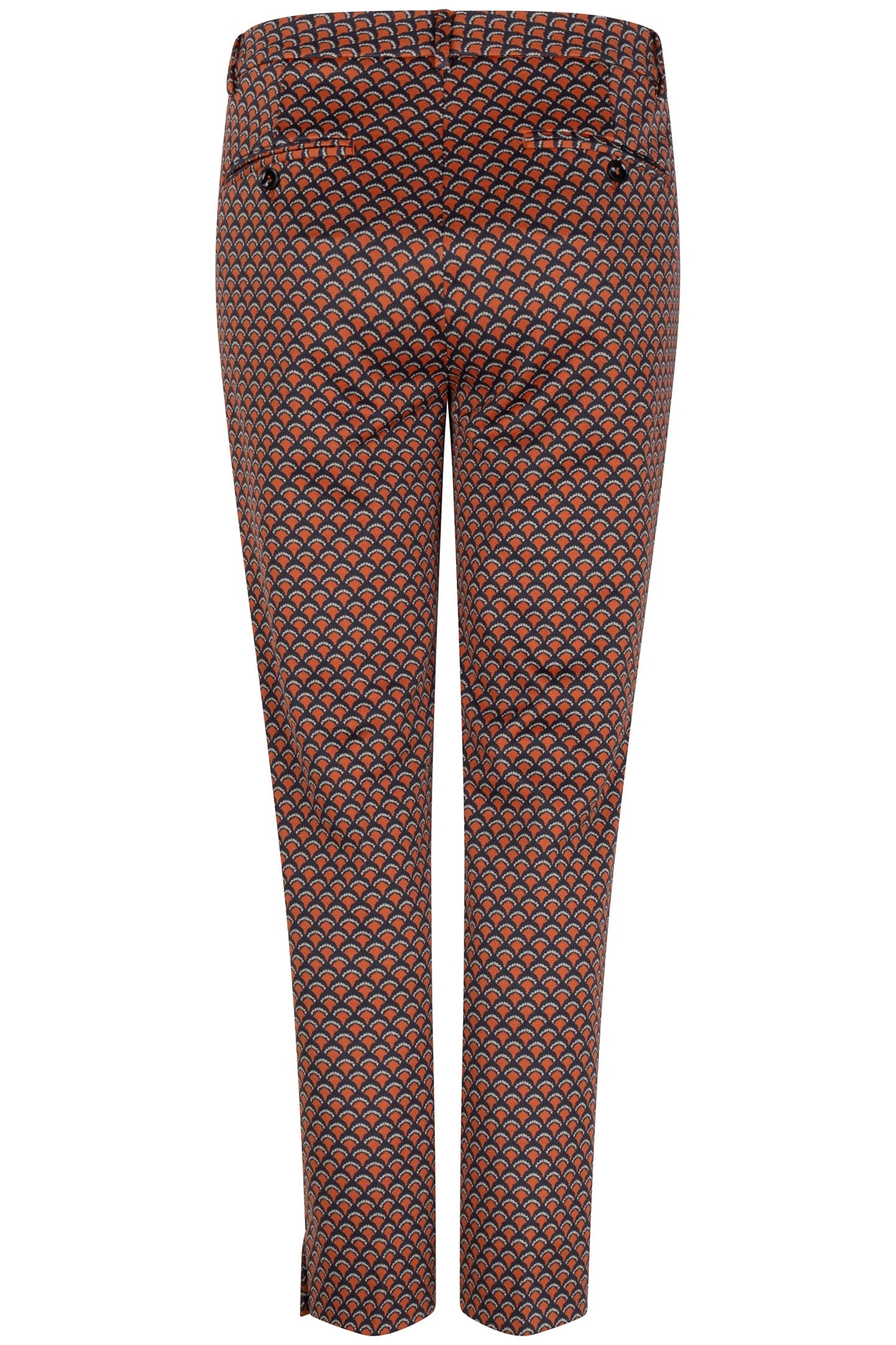 TROUSERS CHINO SCALLOPED PRINT PRINT 6