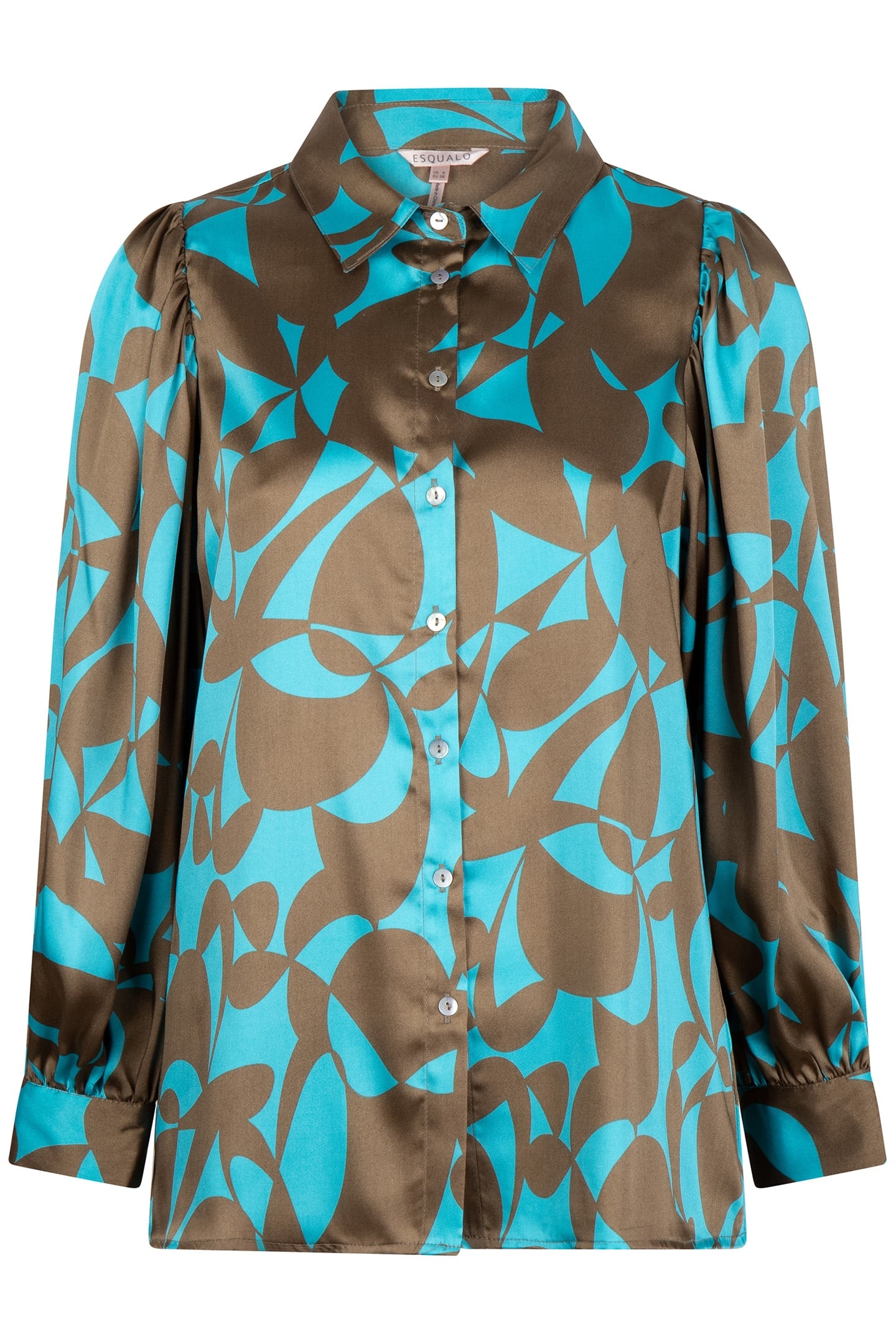 BLOUSE SATEEN EXPRESSIVE ROOTS PRINT 3