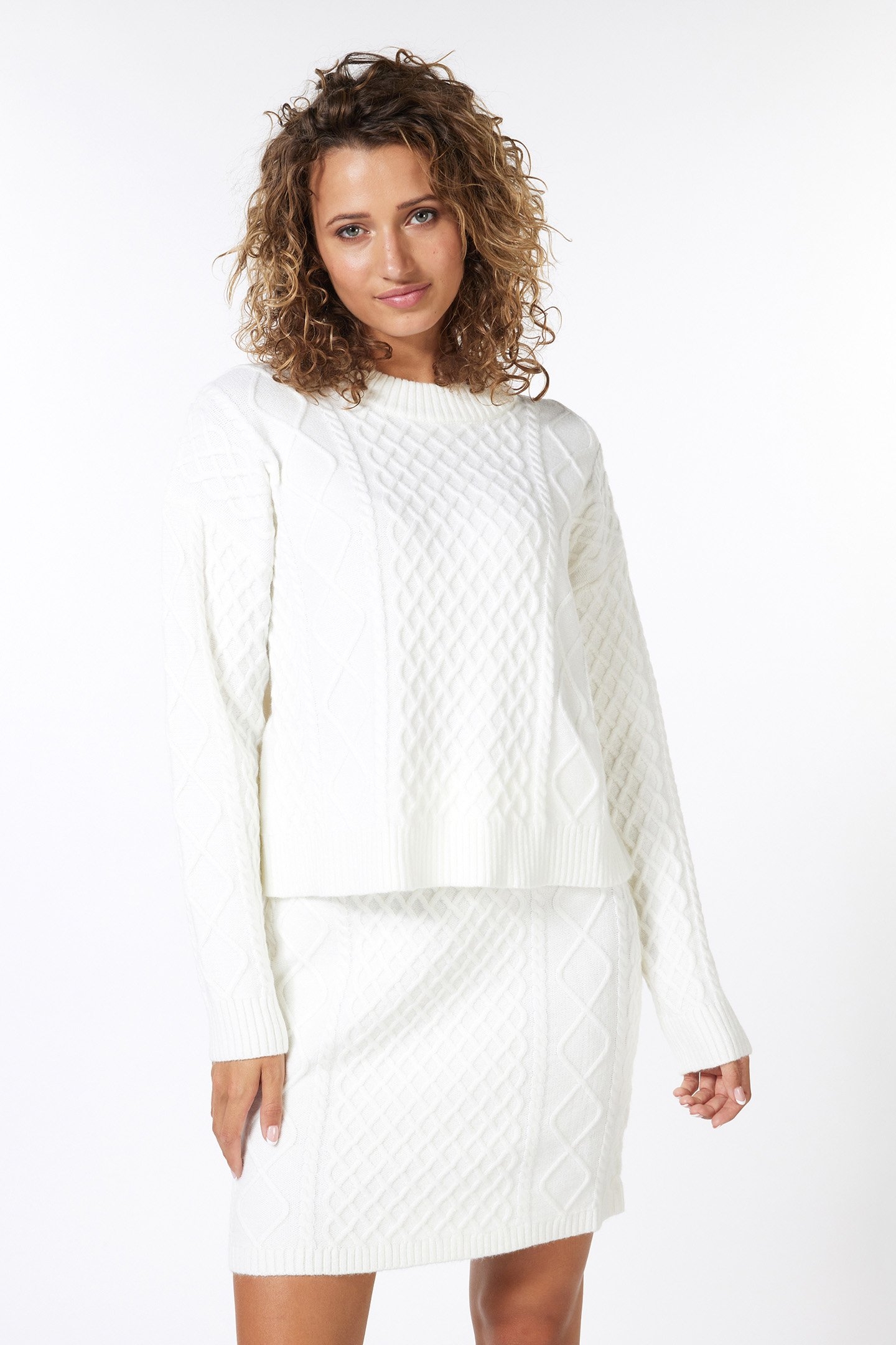 SKIRT CABLE OFF WHITE 3