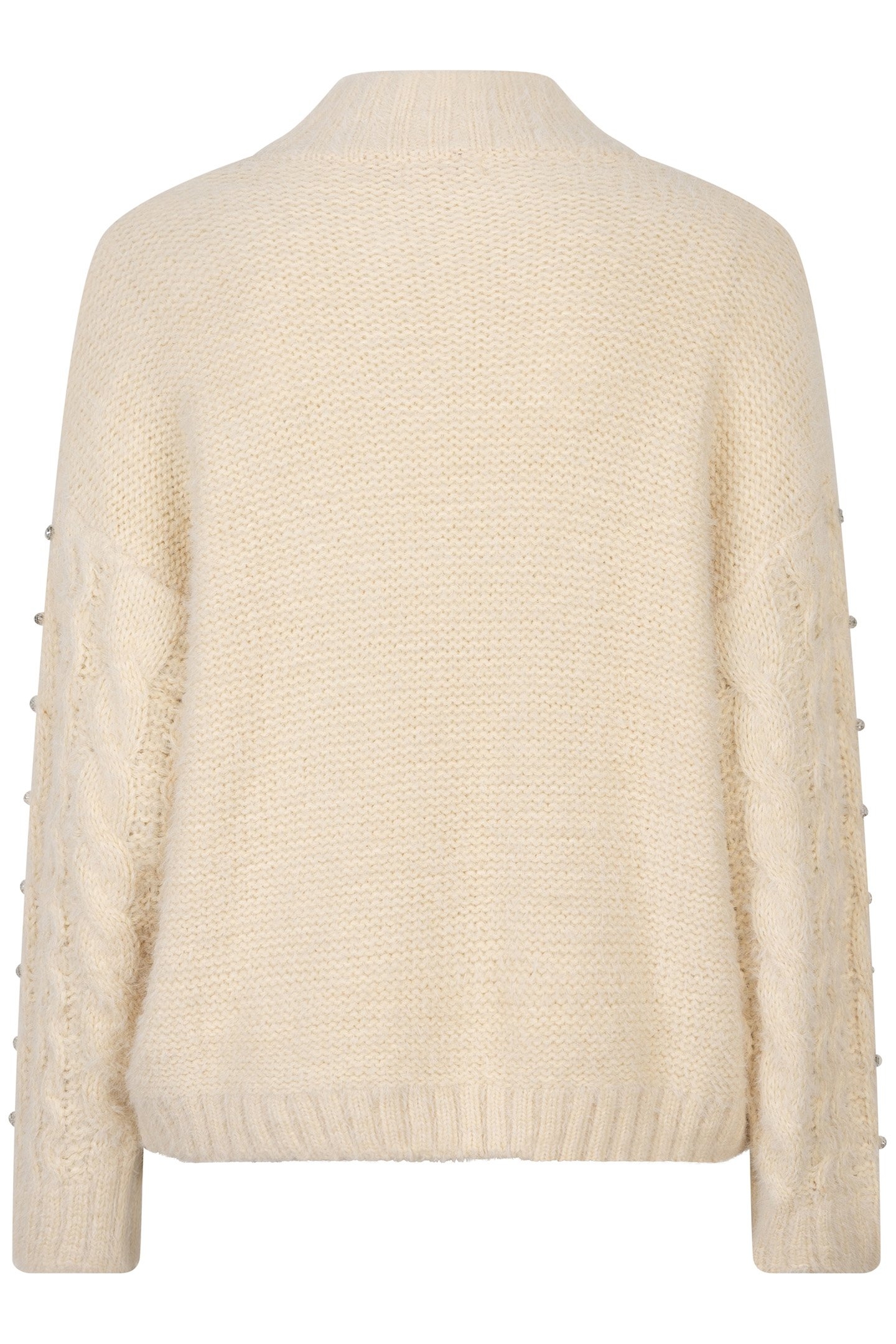 SWEATER CABLE STONES BISCUIT 5